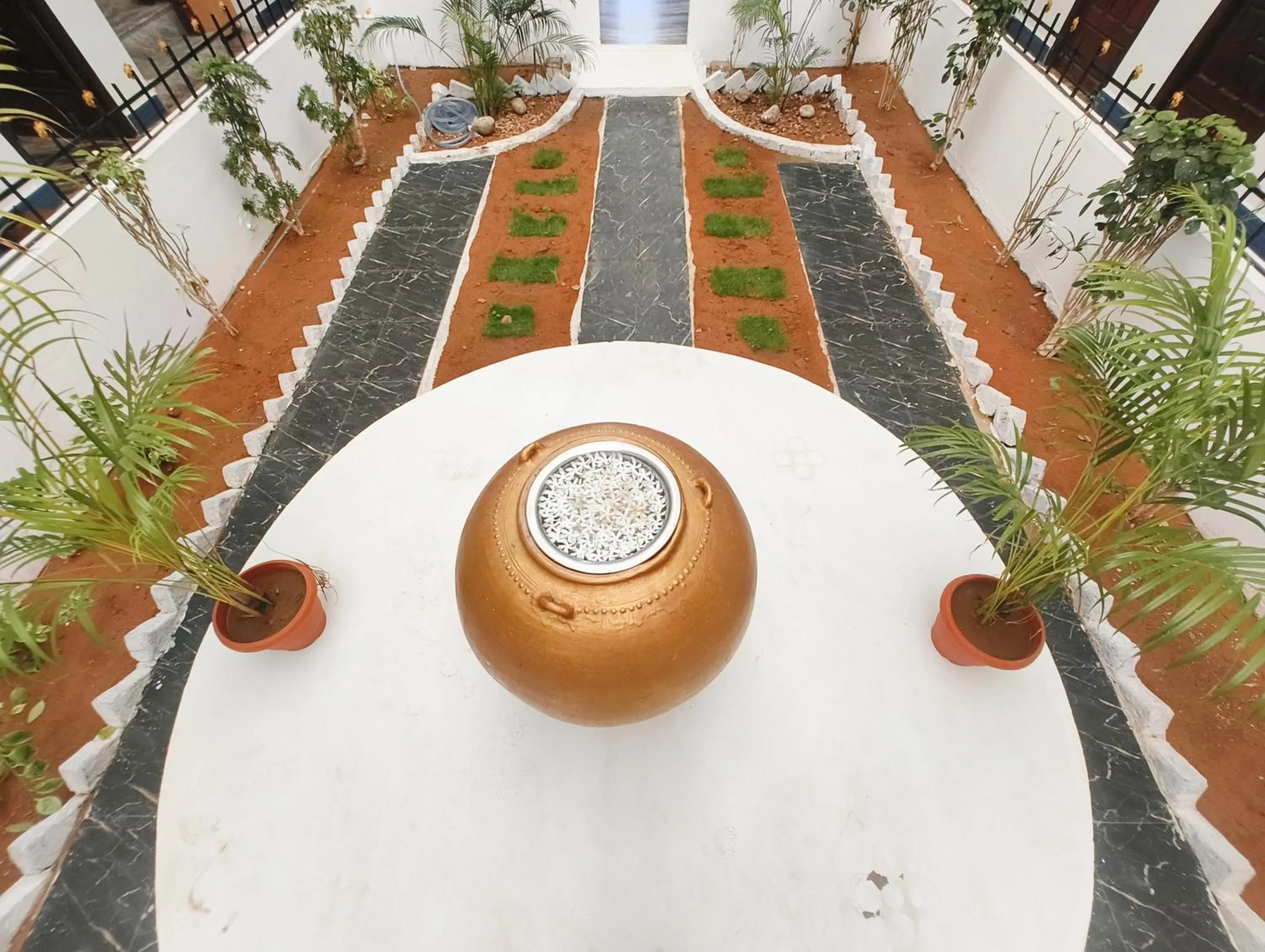 Decorative detail in Hare Rama Hare Krishna - EESHA Hotel