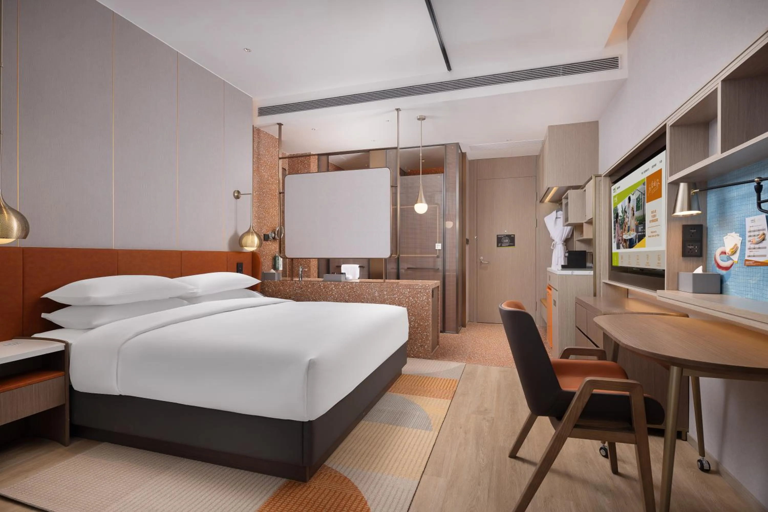 Bedroom in Home2 Suite by Hilton Ningbo Yinzhou