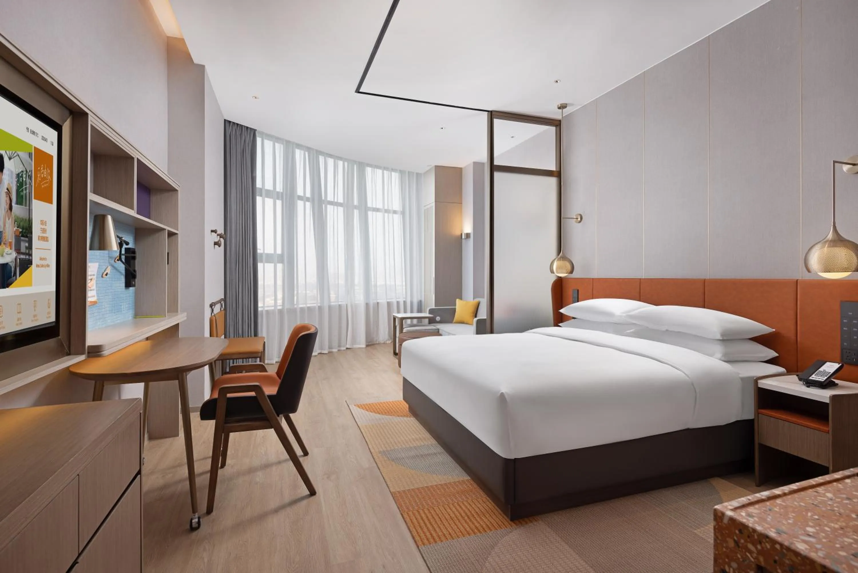Bedroom in Home2 Suite by Hilton Ningbo Yinzhou