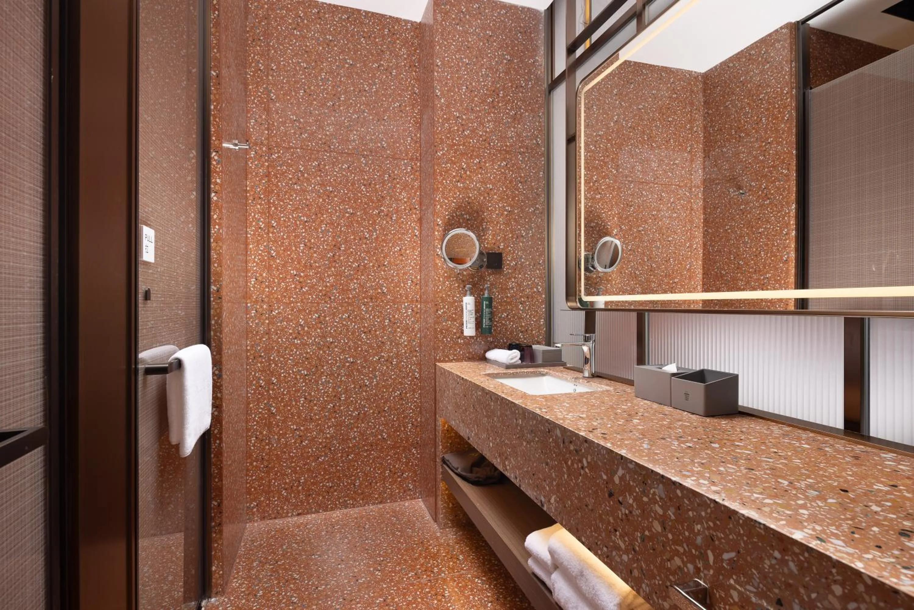Bathroom in Home2 Suite by Hilton Ningbo Yinzhou