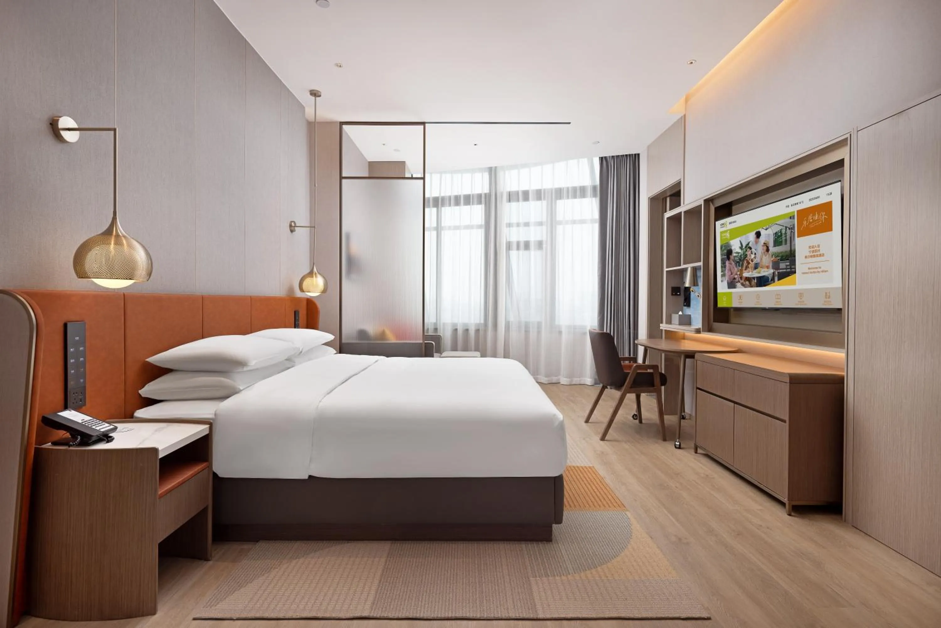 Bedroom in Home2 Suite by Hilton Ningbo Yinzhou