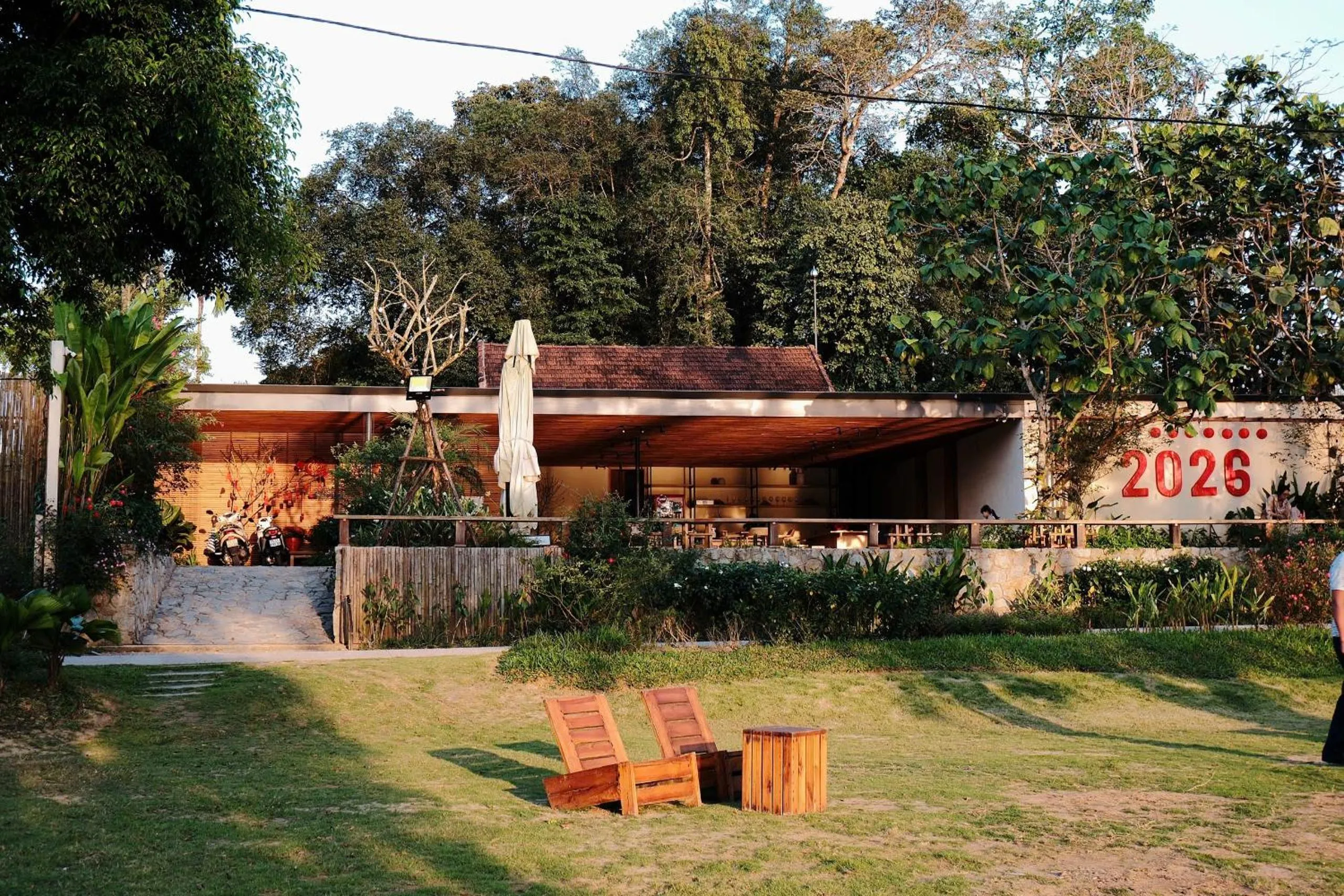 Property building in Vả Riverside Retreat