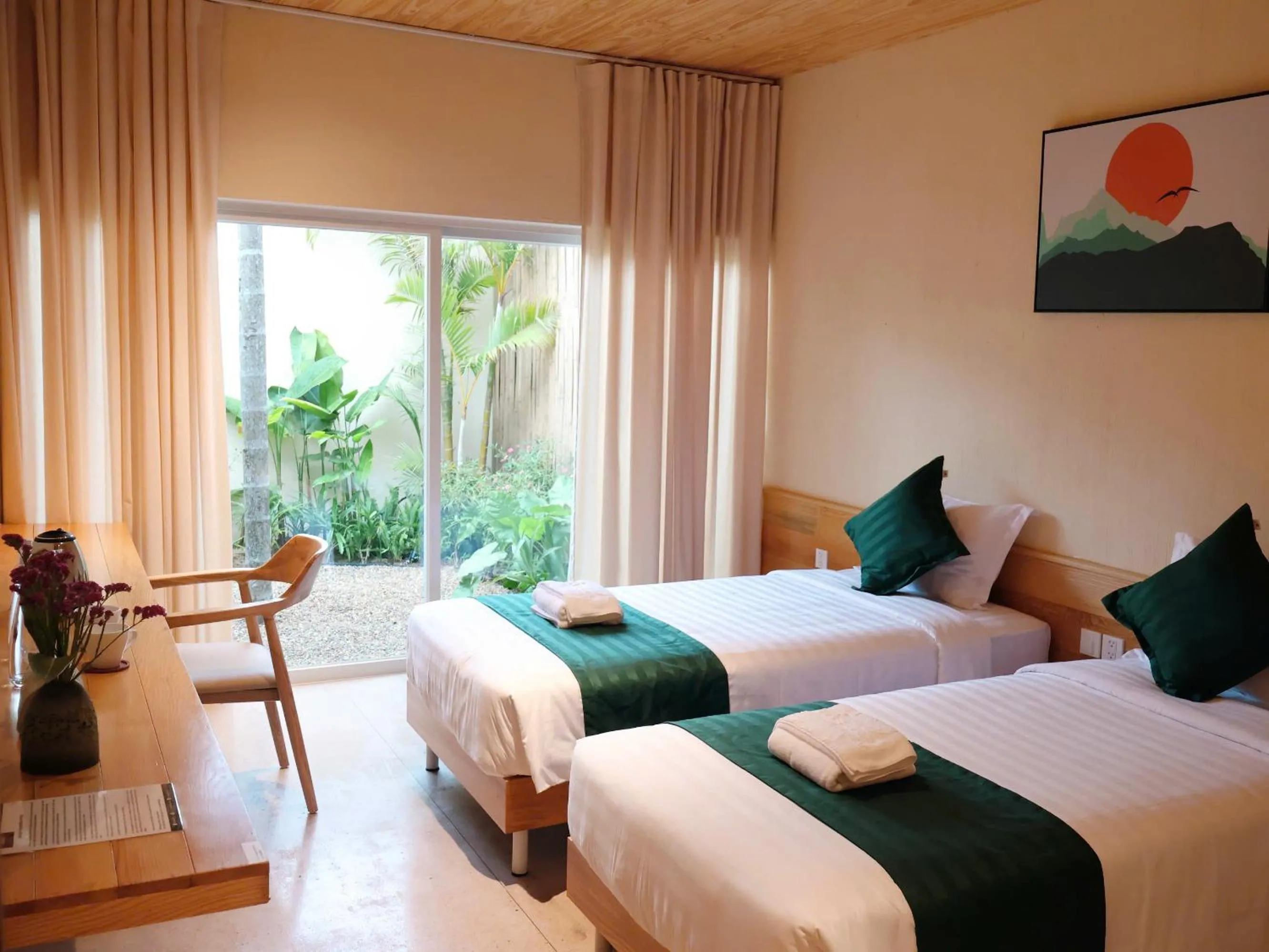 Bedroom, Bed in Vả Riverside Retreat