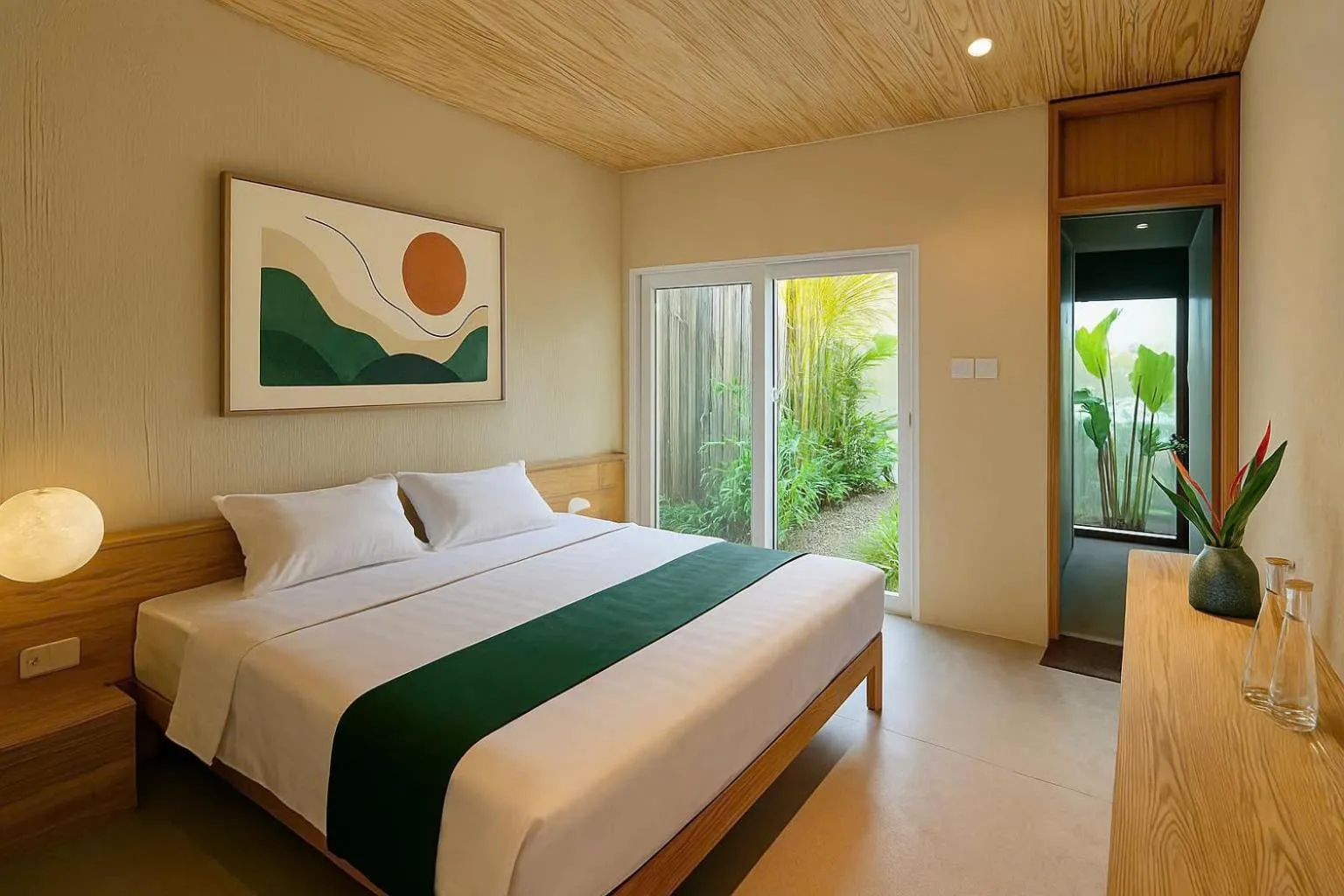 Bedroom, Bed in Vả Riverside Retreat