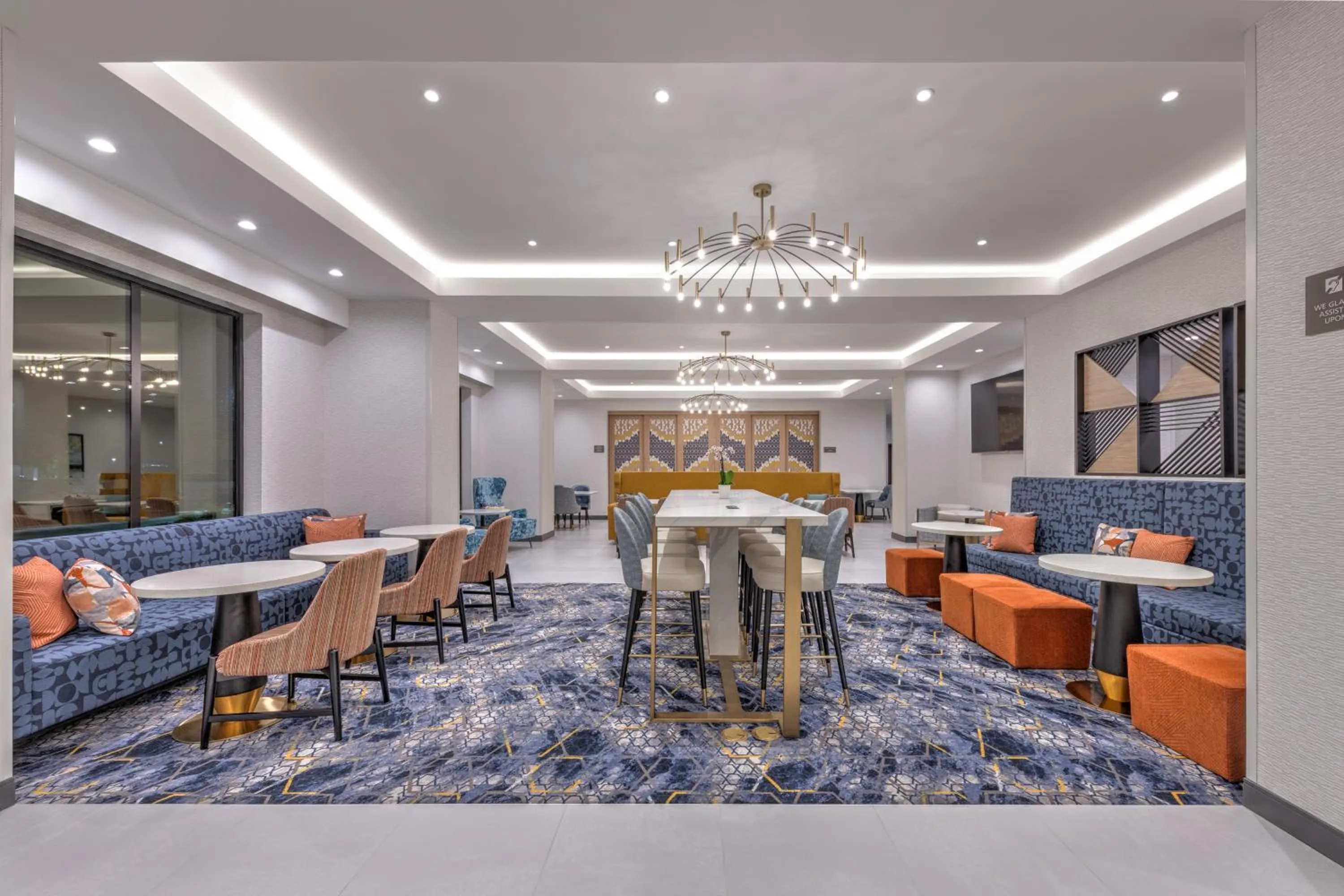 Lobby or reception in Hampton Inn & Suites Irving Hwy 183