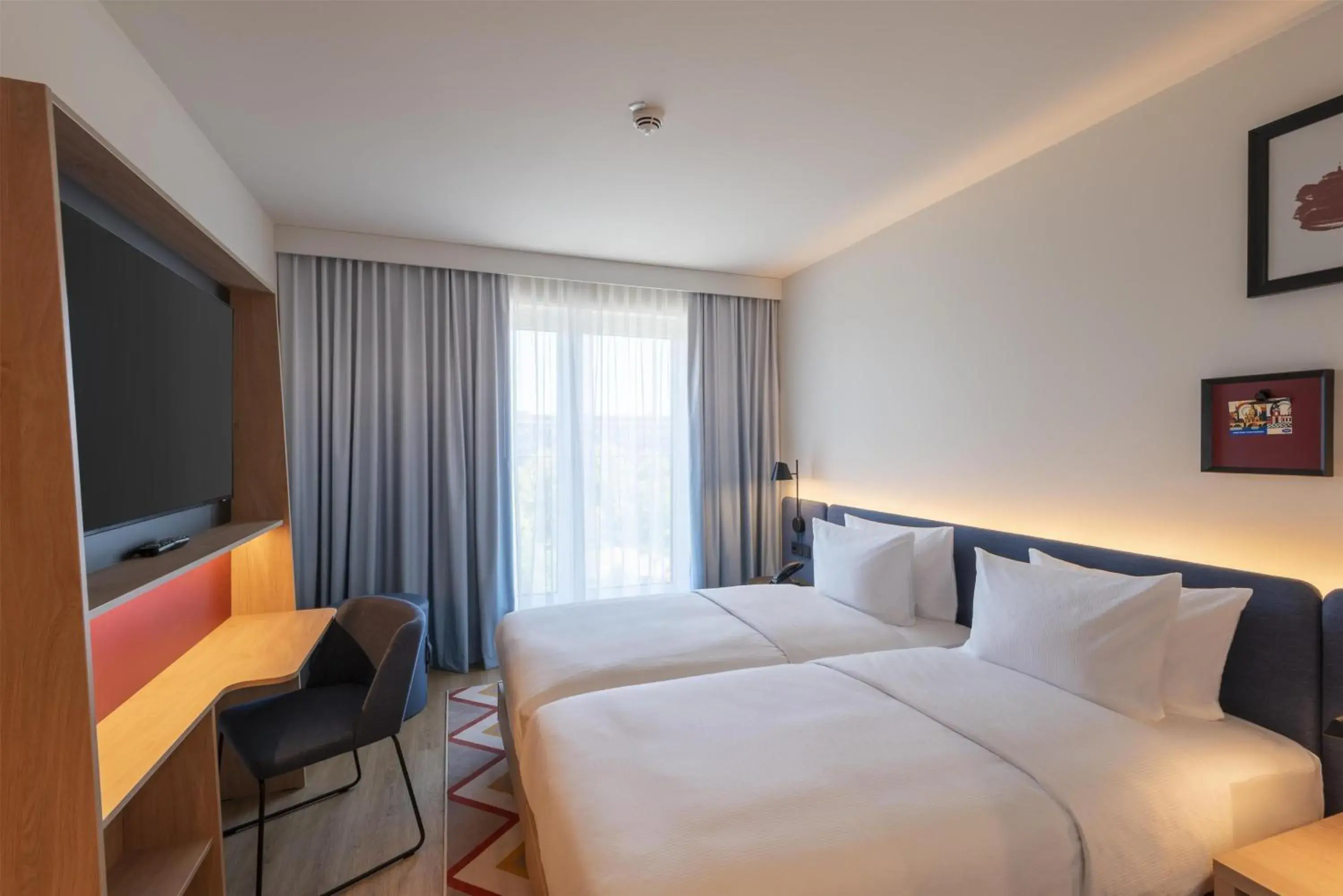 Twin Room in Hampton By Hilton Dresden City Centre Twin Room in Hampton By Hilton Dresden City Centre