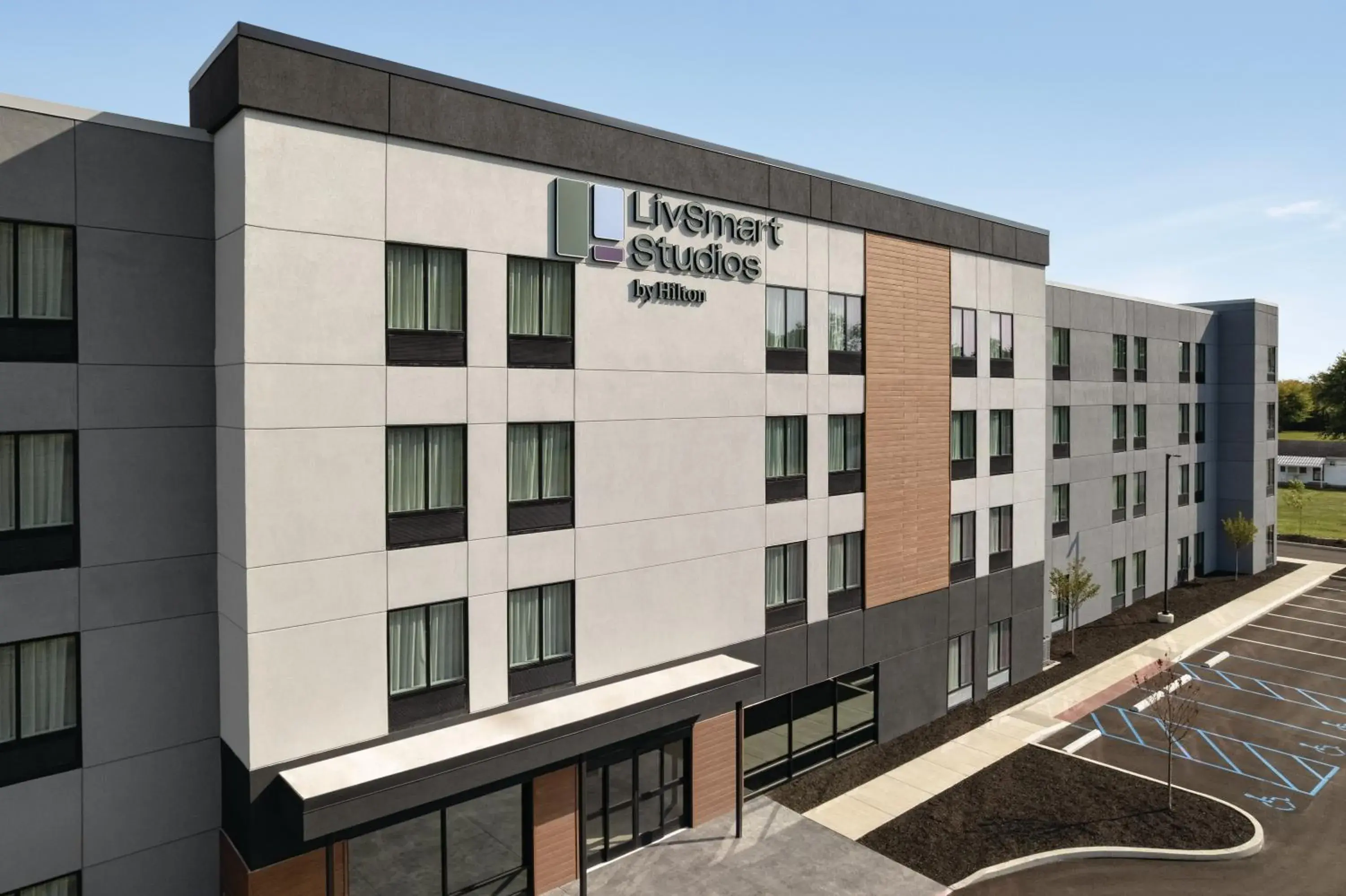 Property building in LivSmart Studios By Hilton Kokomo Property building in LivSmart Studios By Hilton Kokomo