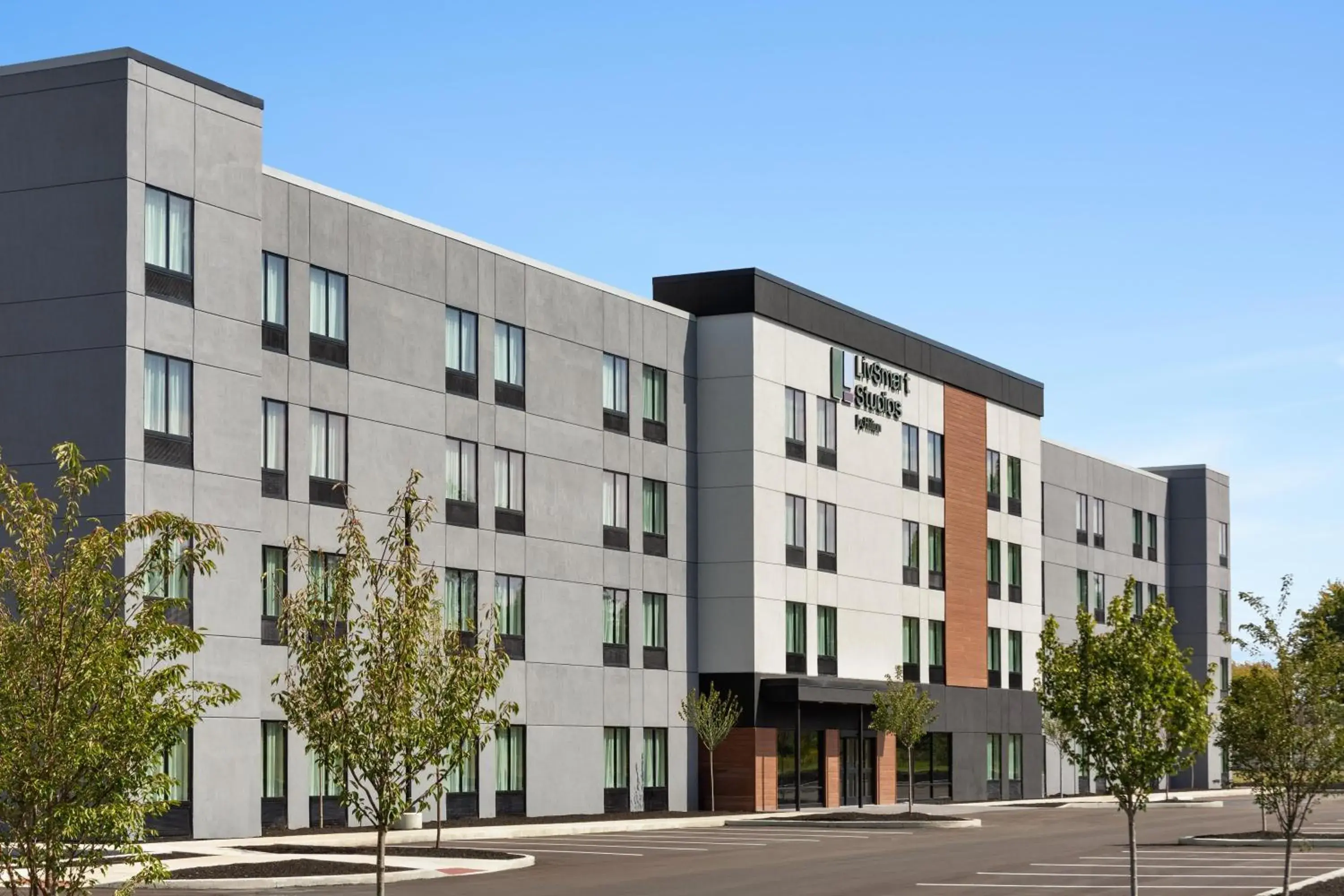 Property building in LivSmart Studios By Hilton Kokomo Property building in LivSmart Studios By Hilton Kokomo