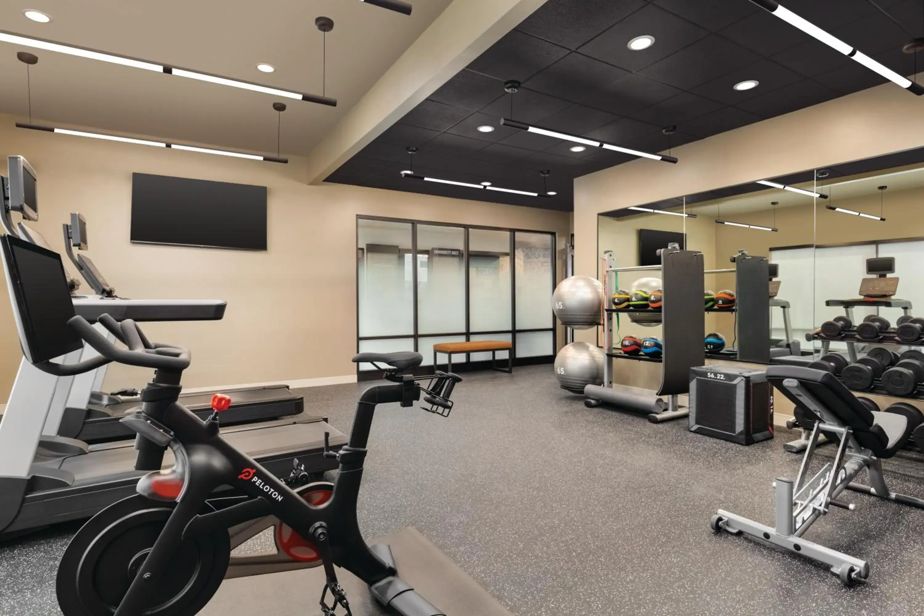Fitness centre/facilities in LivSmart Studios By Hilton Kokomo Fitness centre/facilities in LivSmart Studios By Hilton Kokomo