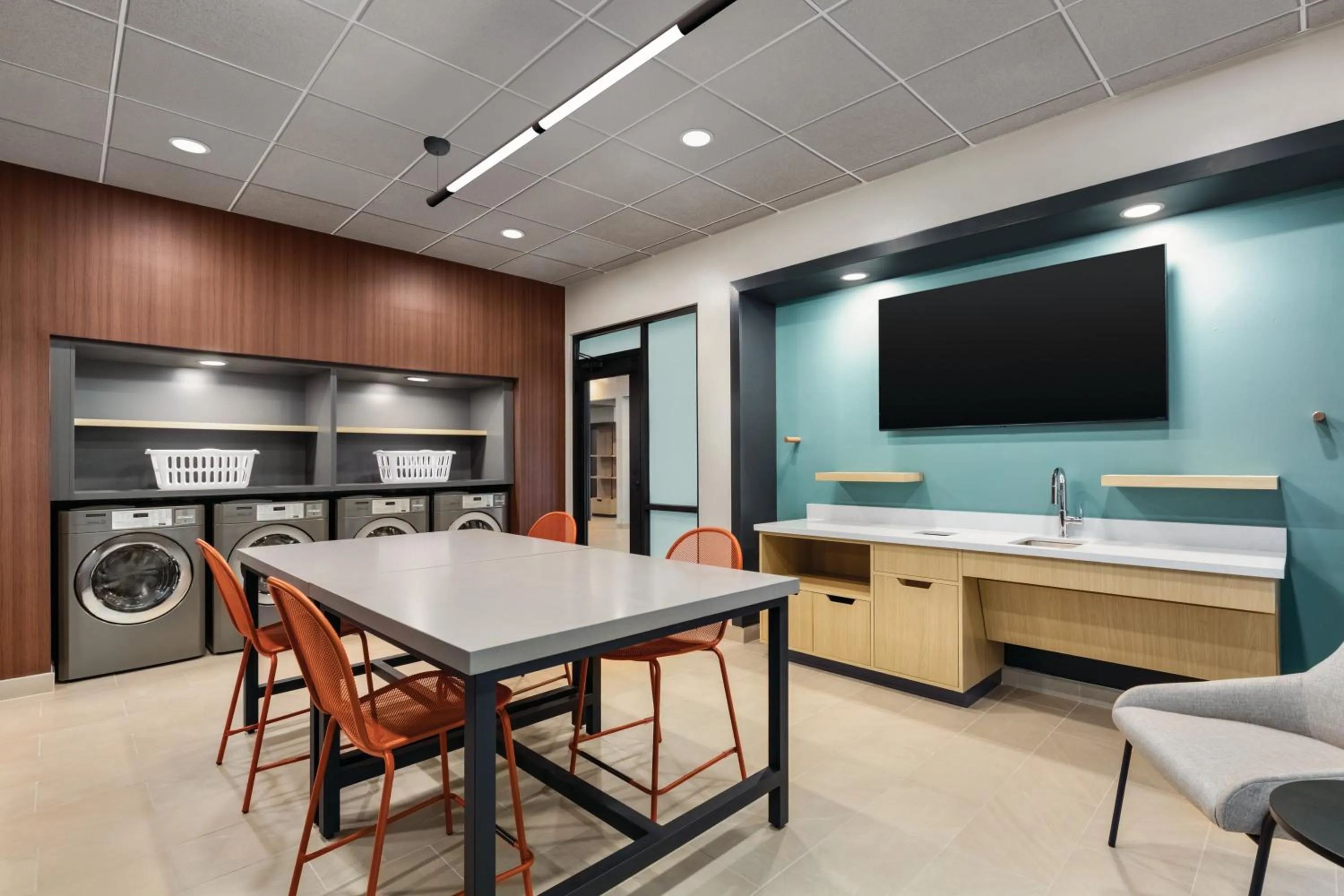 laundry in LivSmart Studios By Hilton Kokomo