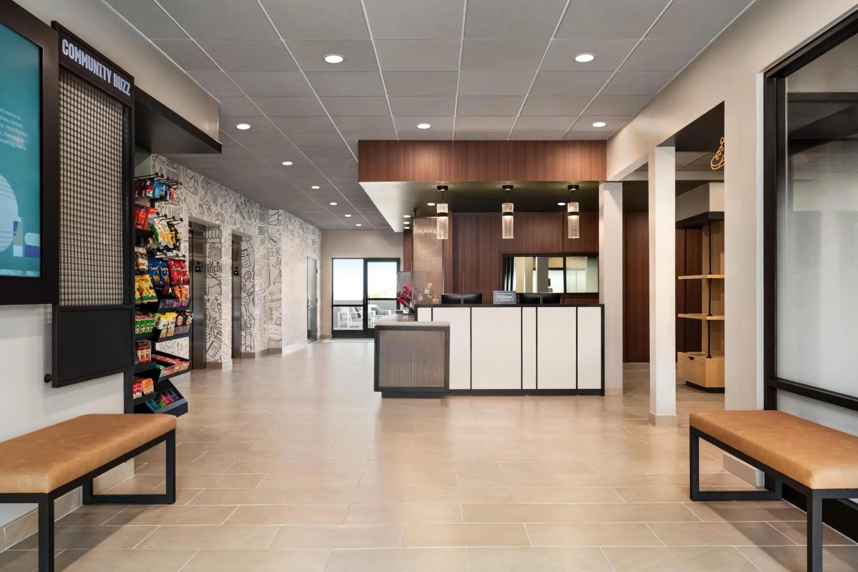 Lobby or reception in LivSmart Studios By Hilton Kokomo Lobby or reception in LivSmart Studios By Hilton Kokomo