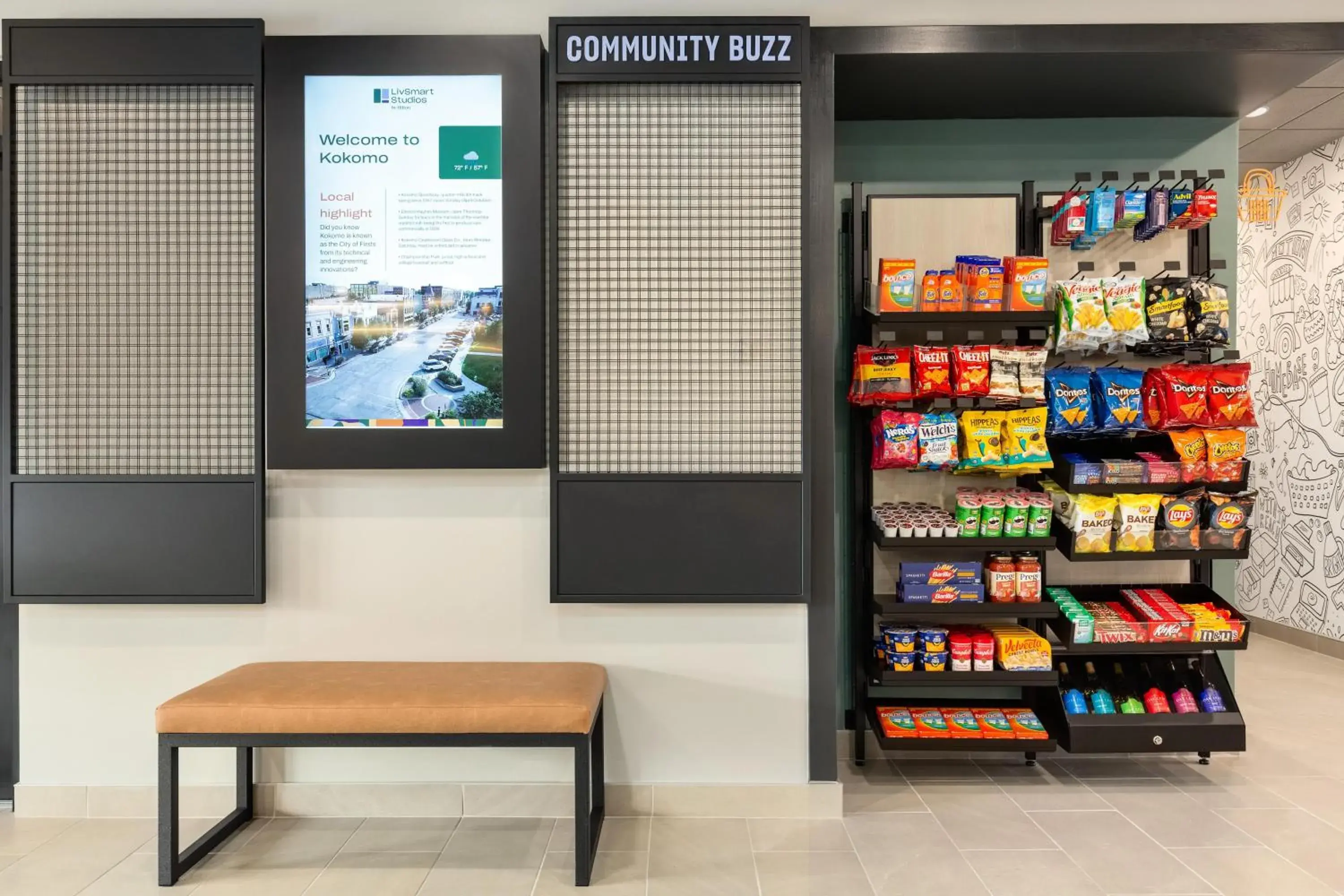 Restaurant/places to eat in LivSmart Studios By Hilton Kokomo Restaurant/places to eat in LivSmart Studios By Hilton Kokomo