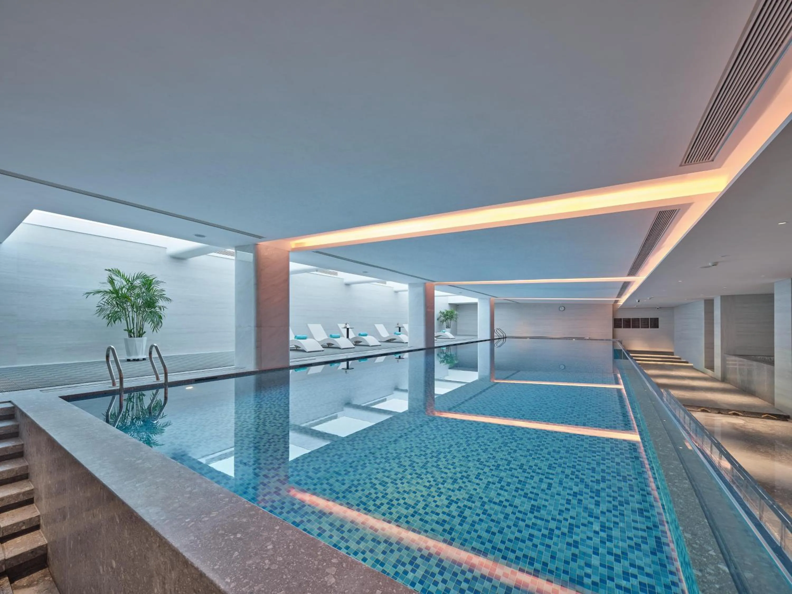 Pool view in Doubletree By Hilton Yanji