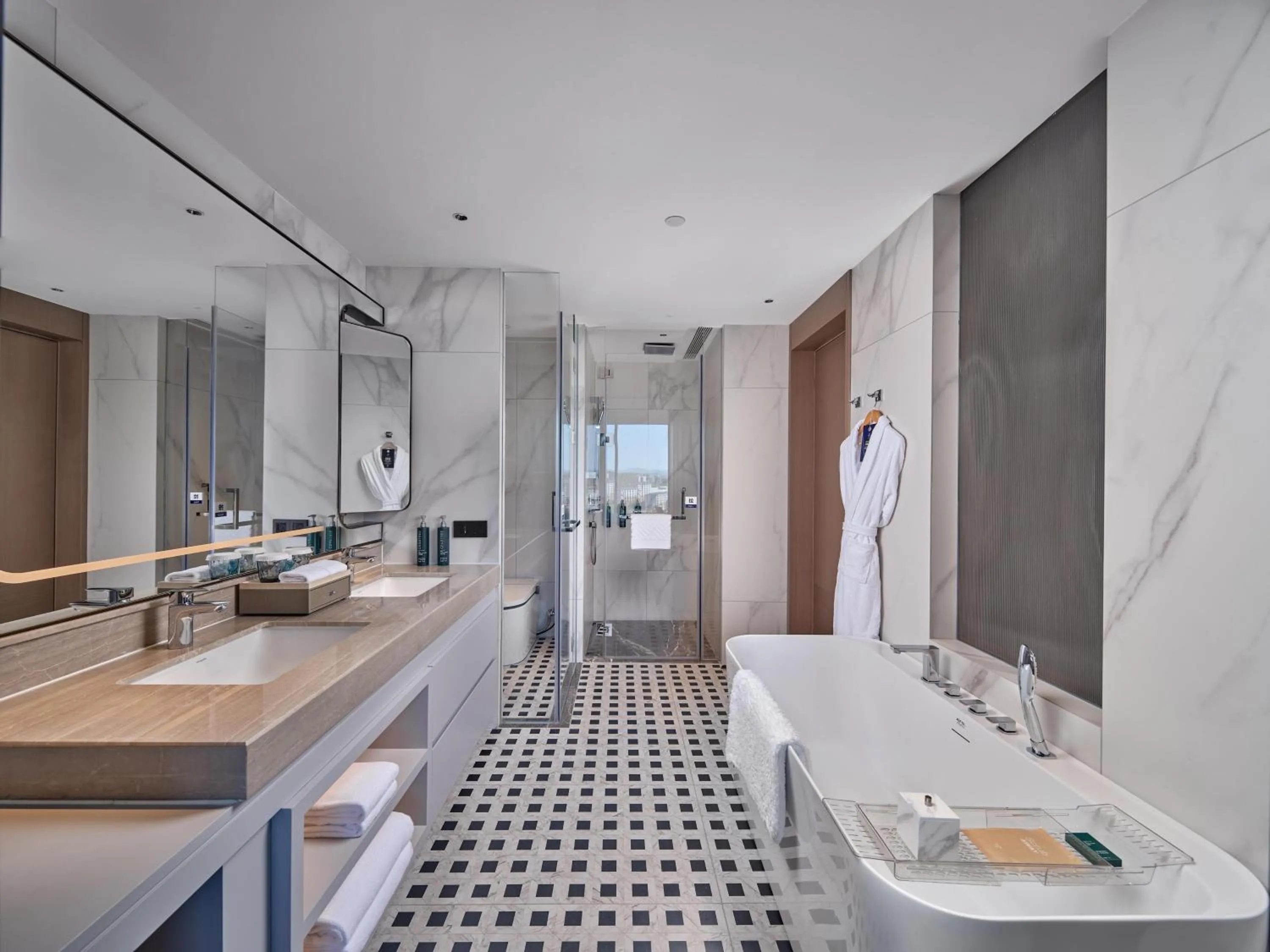 Bathroom in Doubletree By Hilton Yanji