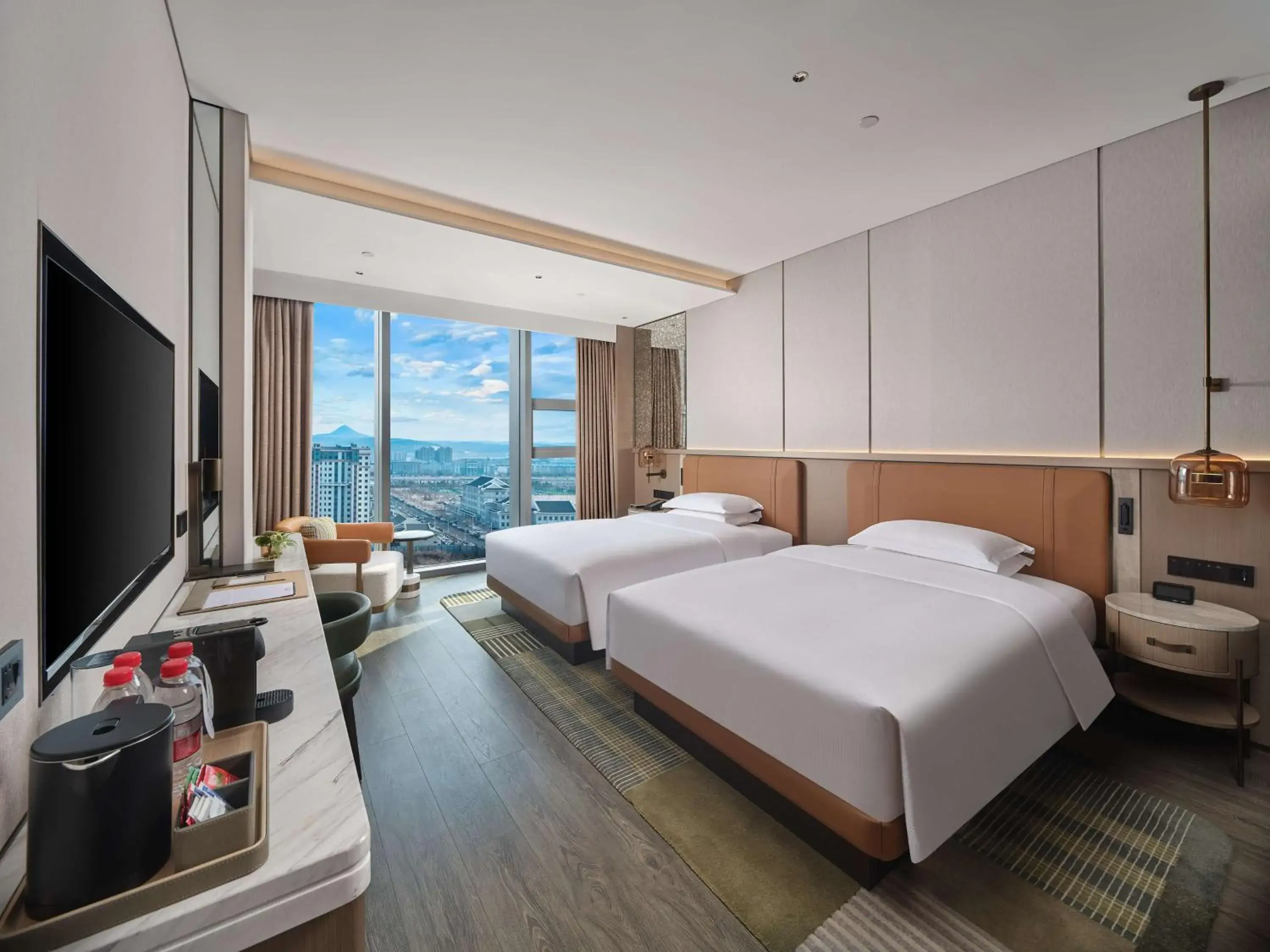 Deluxe Twin Room in Doubletree By Hilton Yanji Deluxe Twin Room in Doubletree By Hilton Yanji