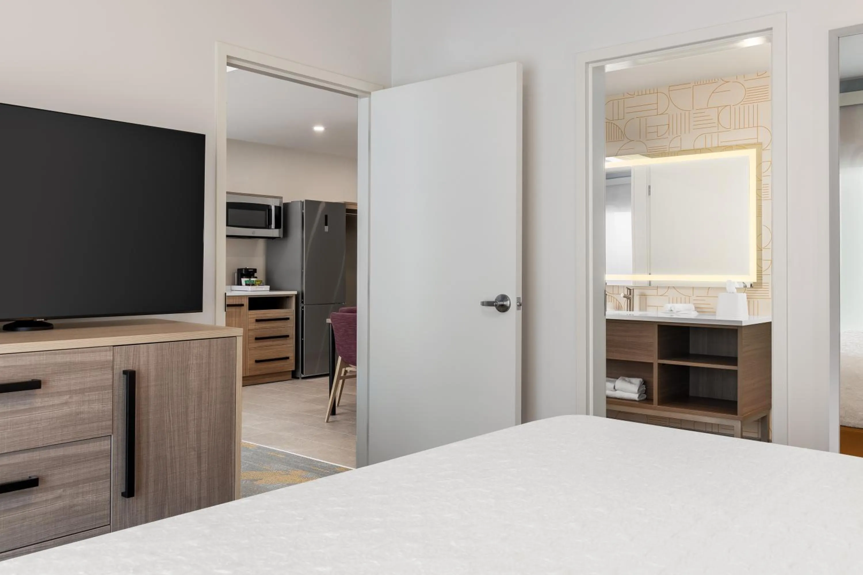 Bed in Home2 Suites By Hilton Vaughan Toronto On