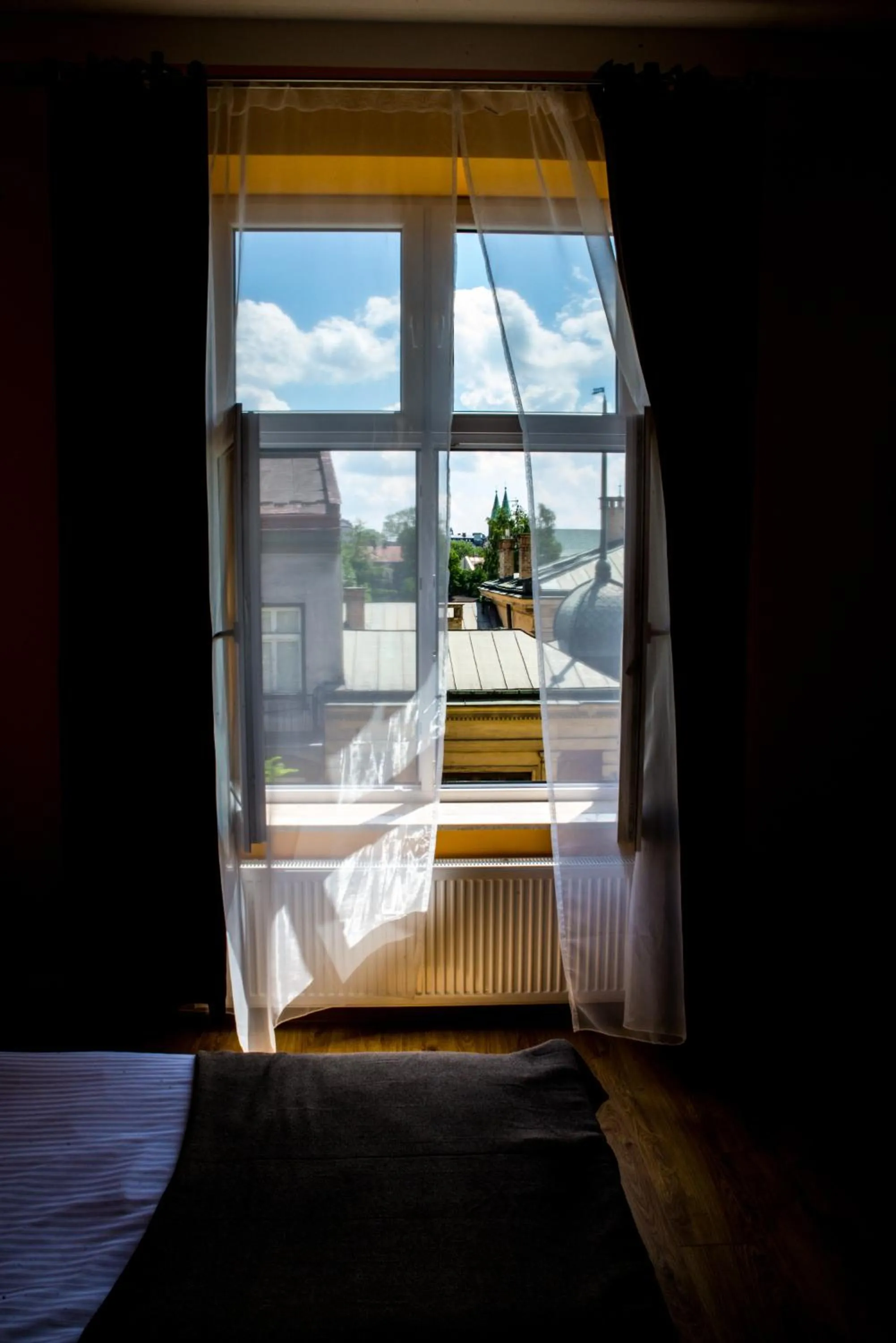 City view, Bed in Just4You Apartments