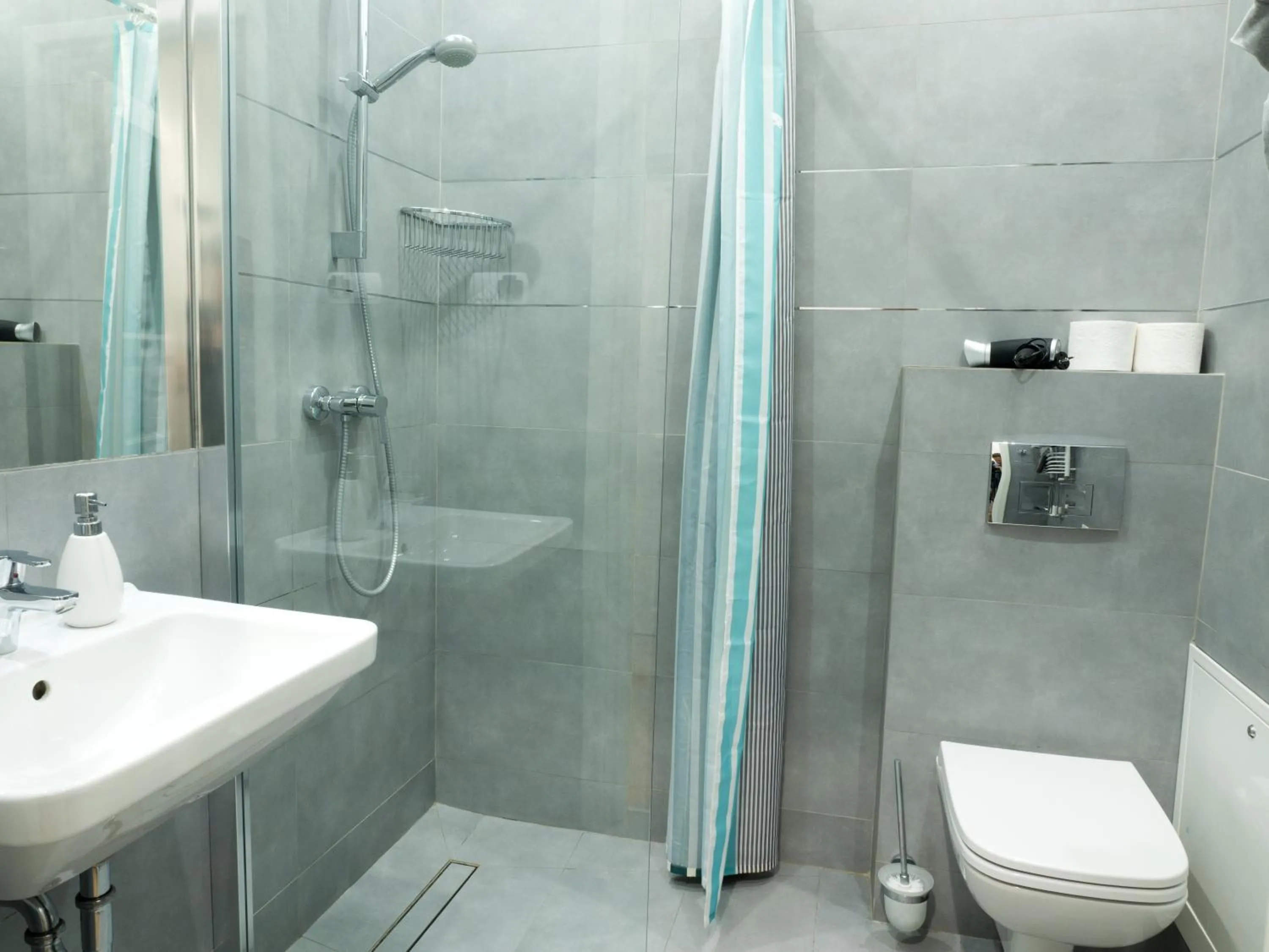 Bathroom in Just4You Apartments