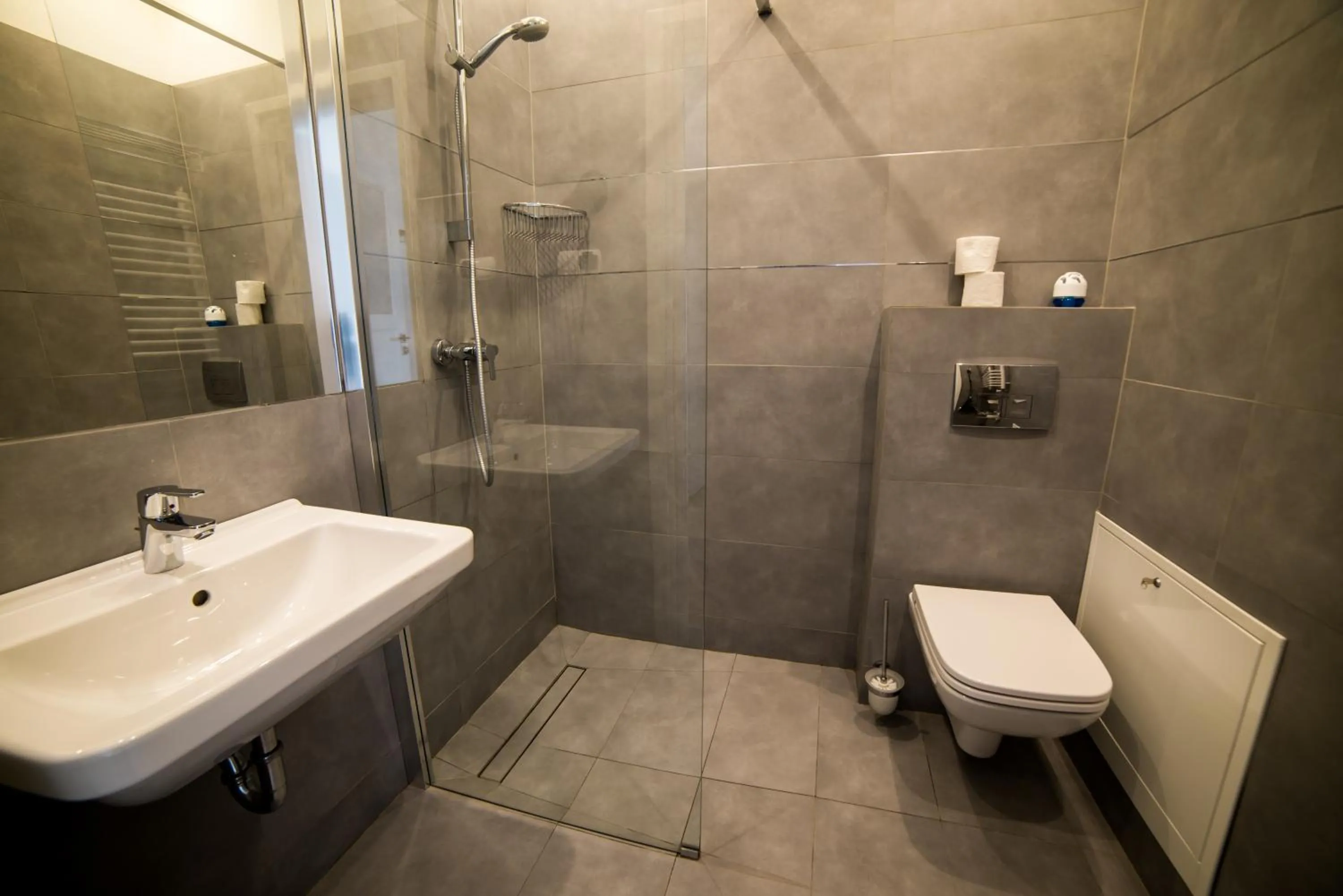 Bathroom in Just4You Apartments