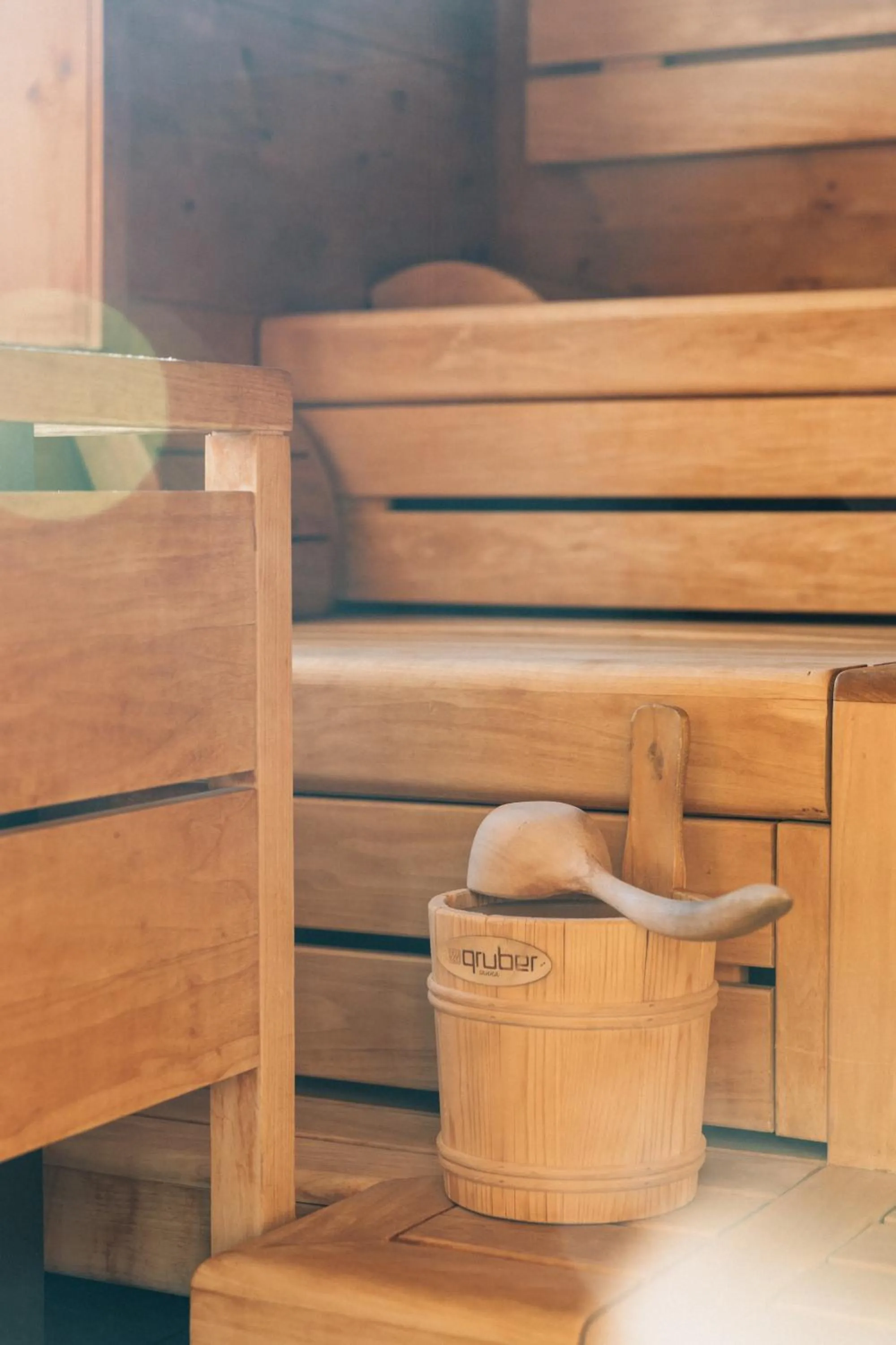 Sauna in Naturhotel Bauernhofer