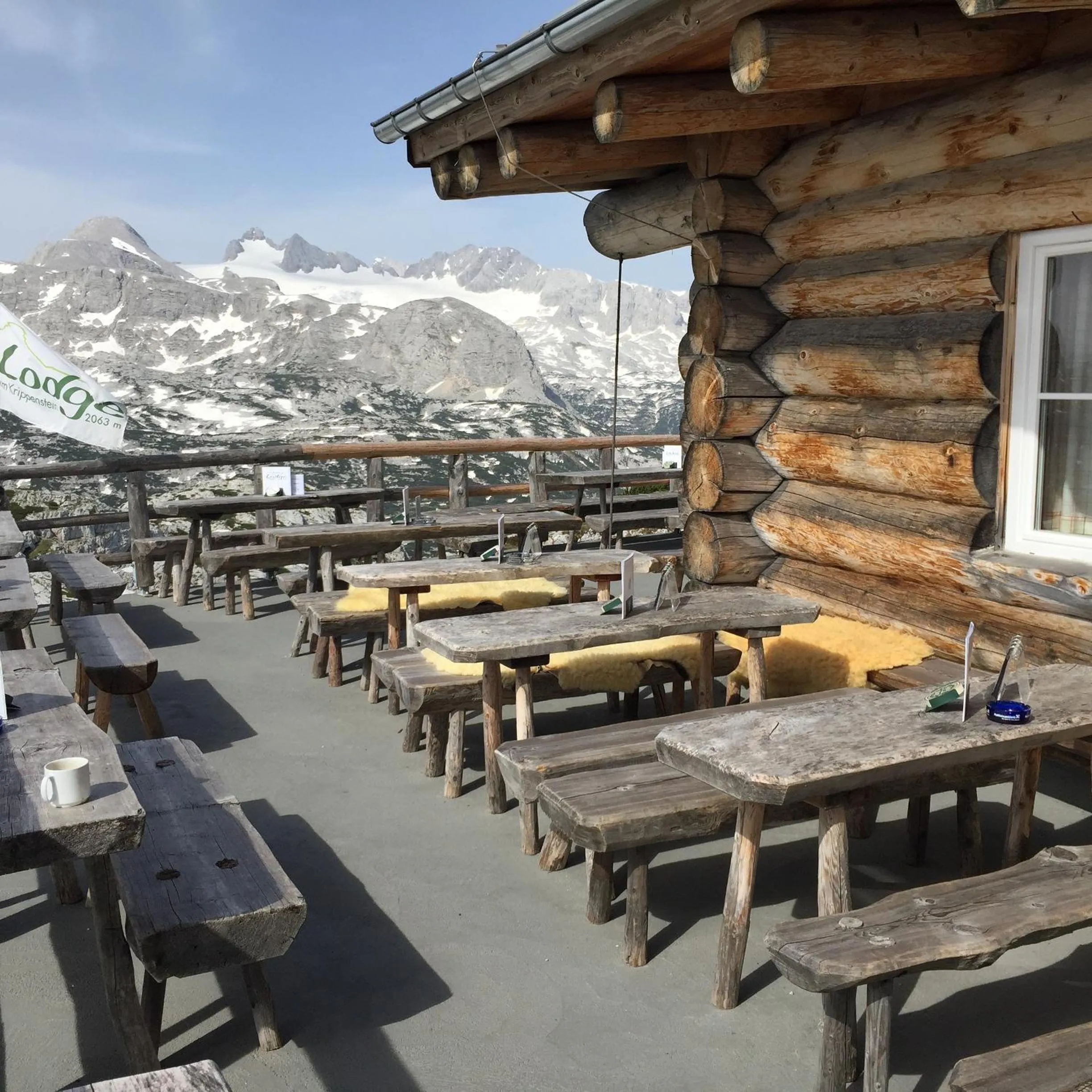 Mountain view in Lodge am Krippenstein