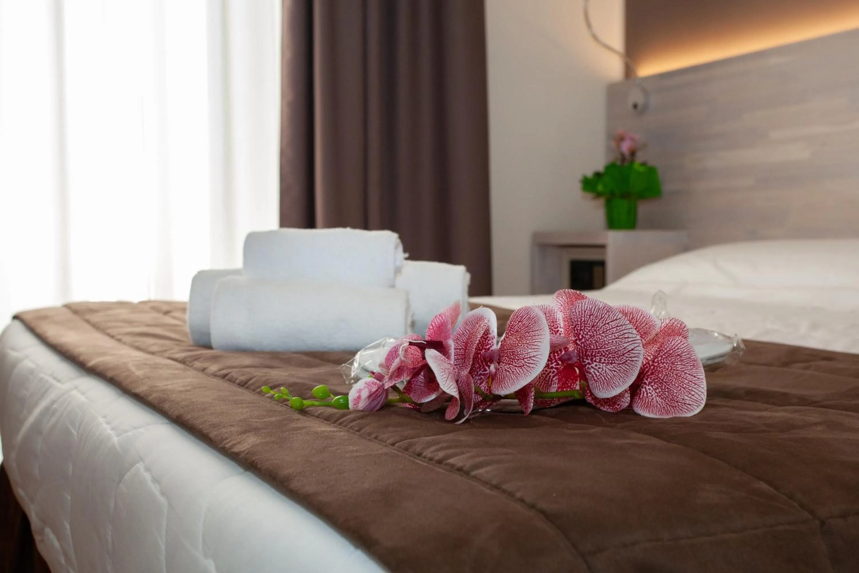 Bed in Hotel Giardino