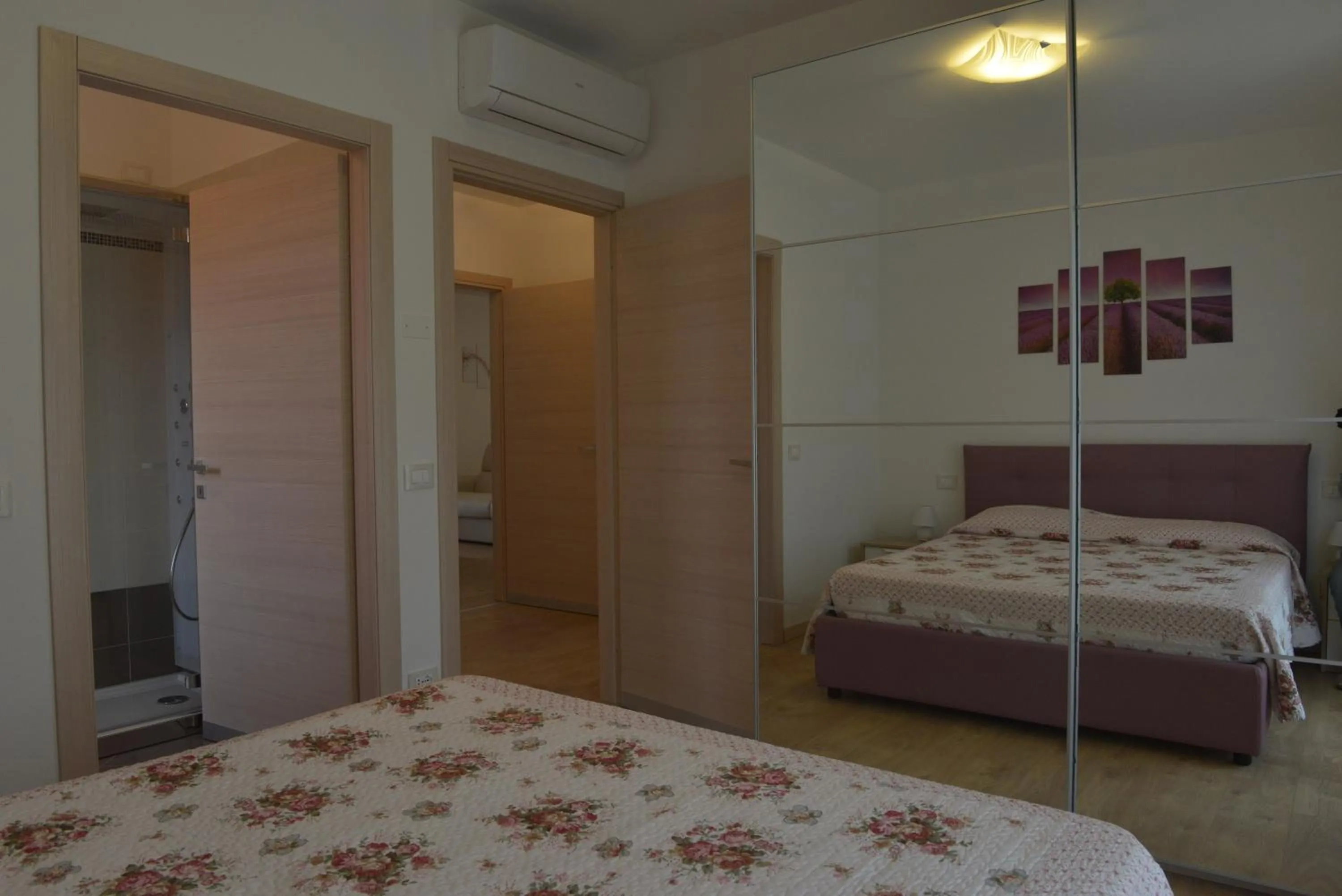 Bed in Villa Artemia