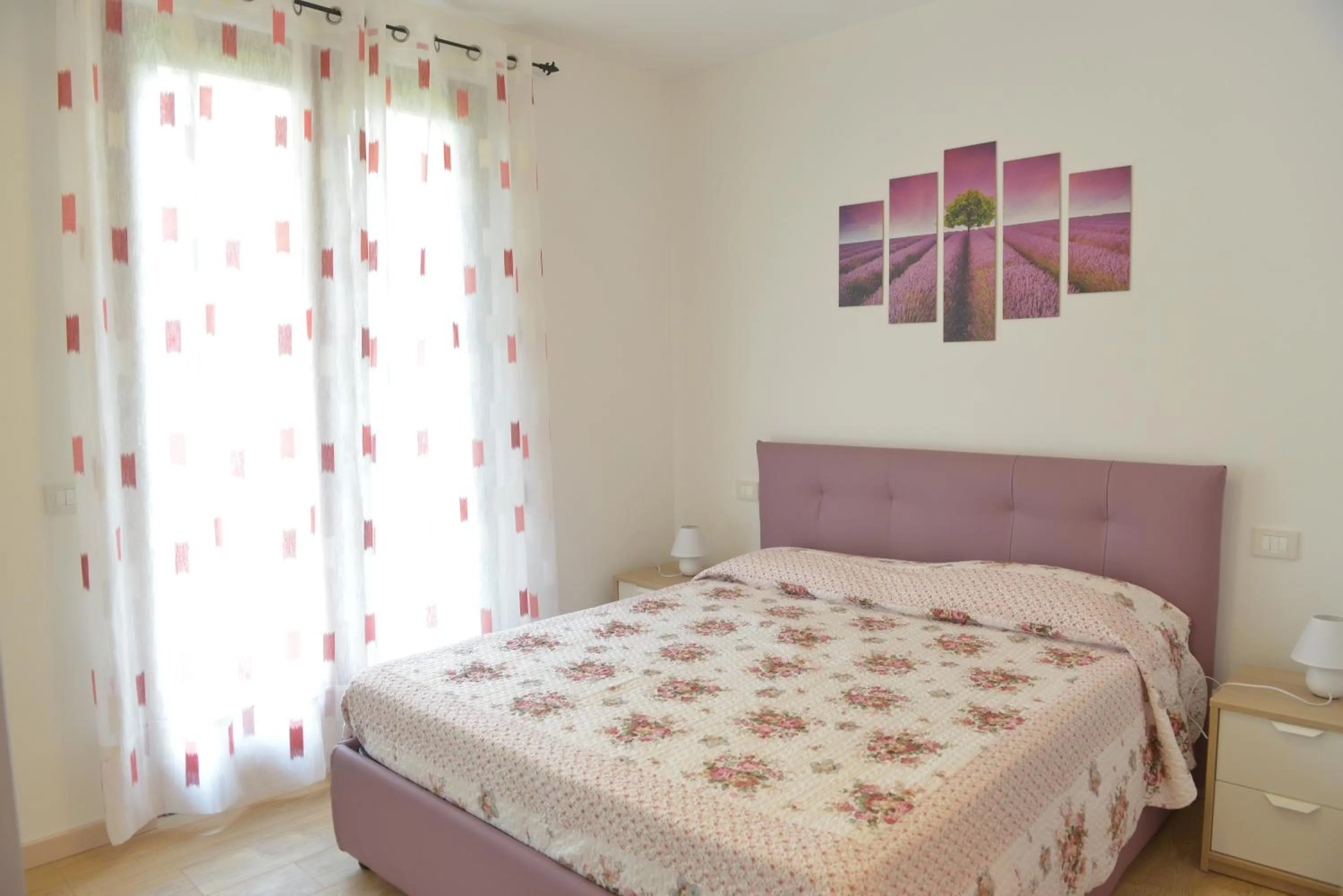 Bed in Villa Artemia