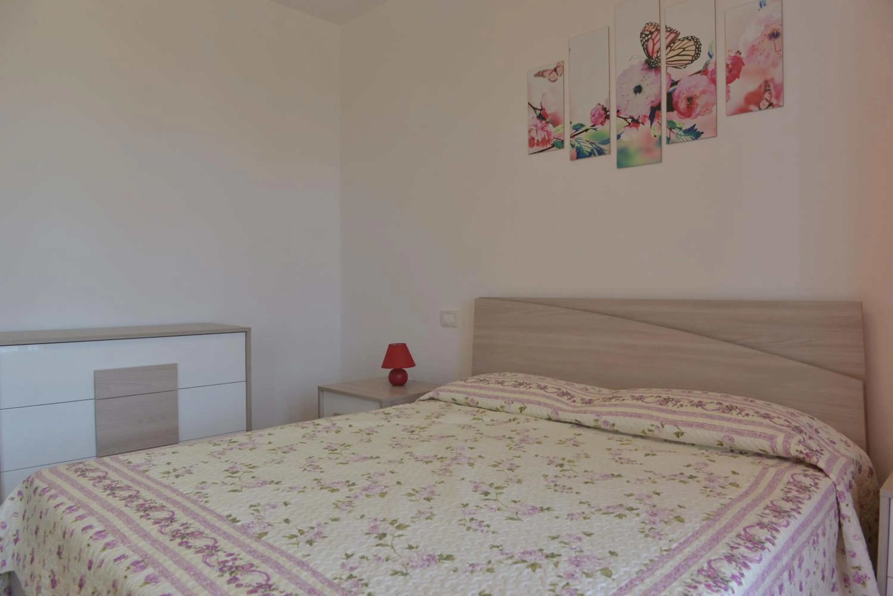 Bed in Villa Artemia