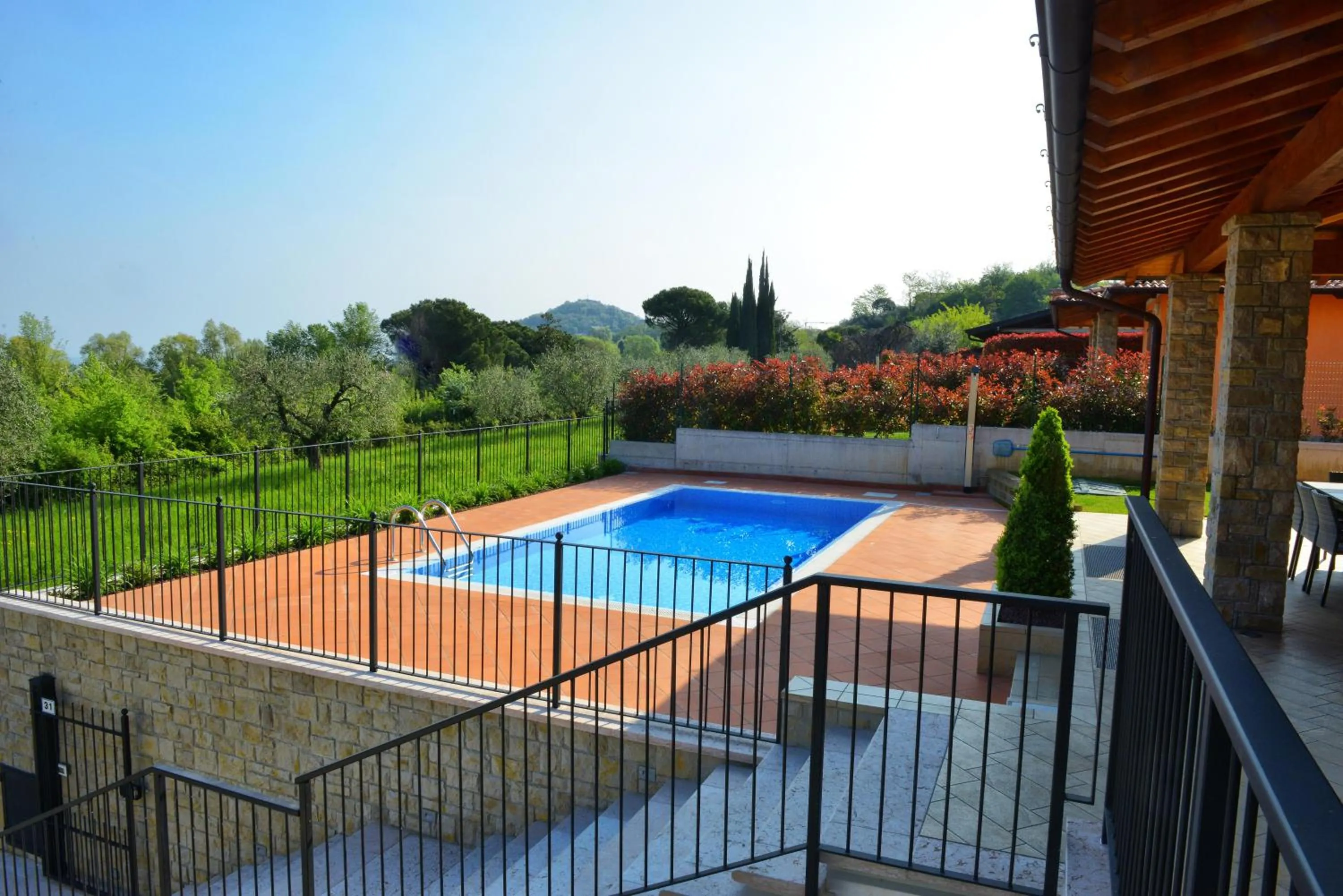 Garden view in Villa Artemia