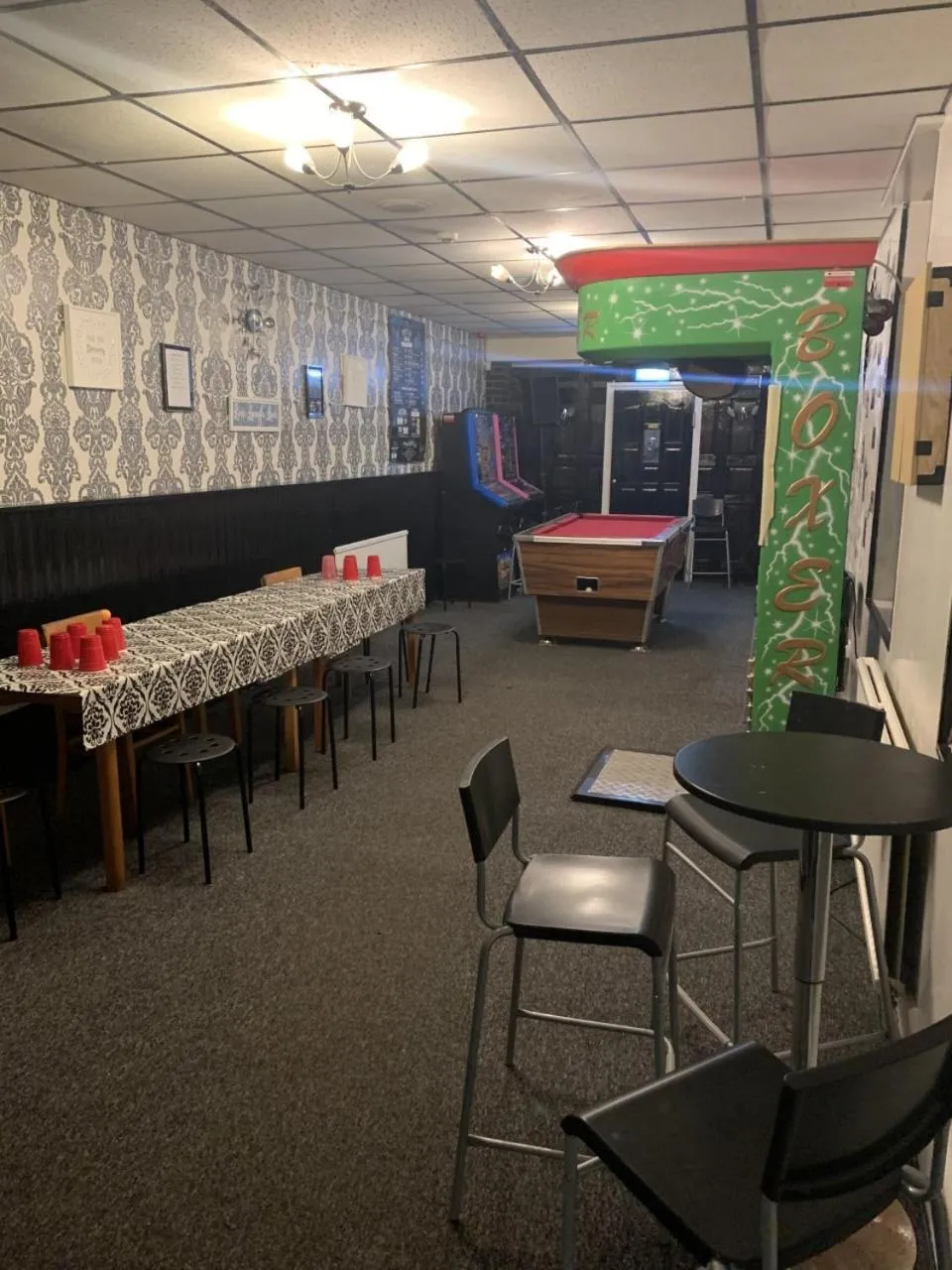 Game Room in The Butterfly Hotel