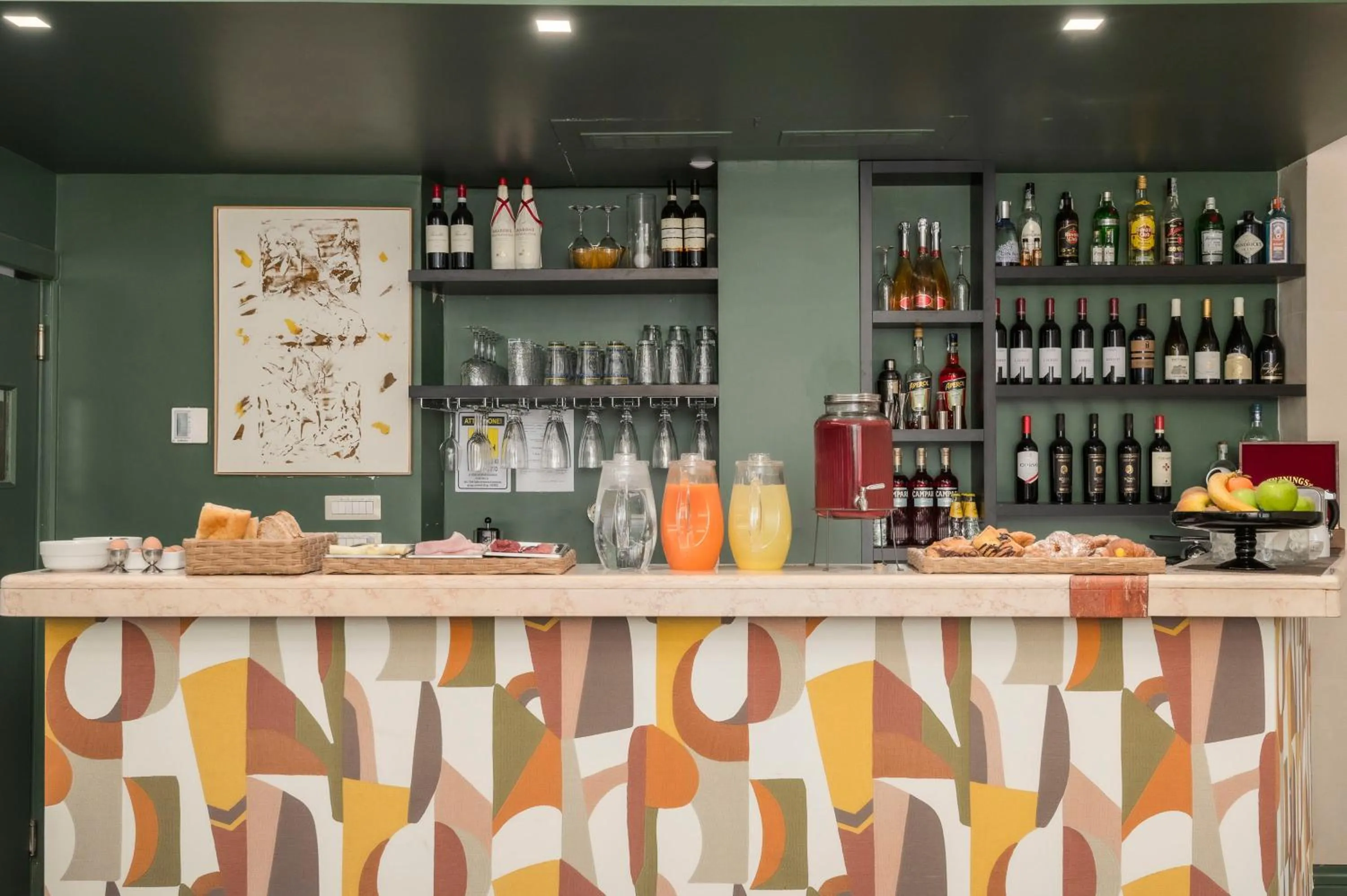 Buffet breakfast in Hotel Valeri