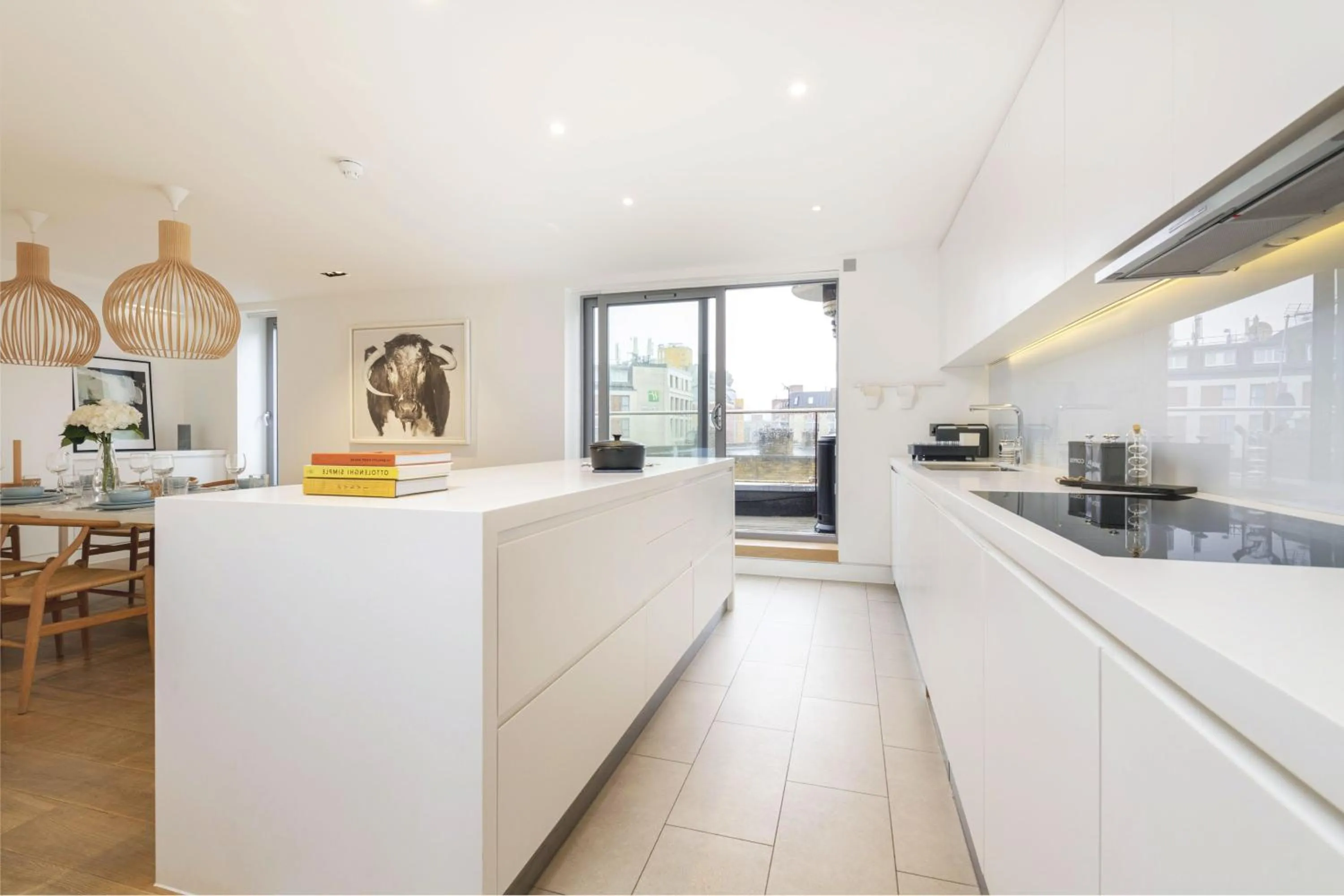 Kitchen or kitchenette in Accomodo London Waterloo - Luxury & Spacious Triplex Penthouse on Southbank