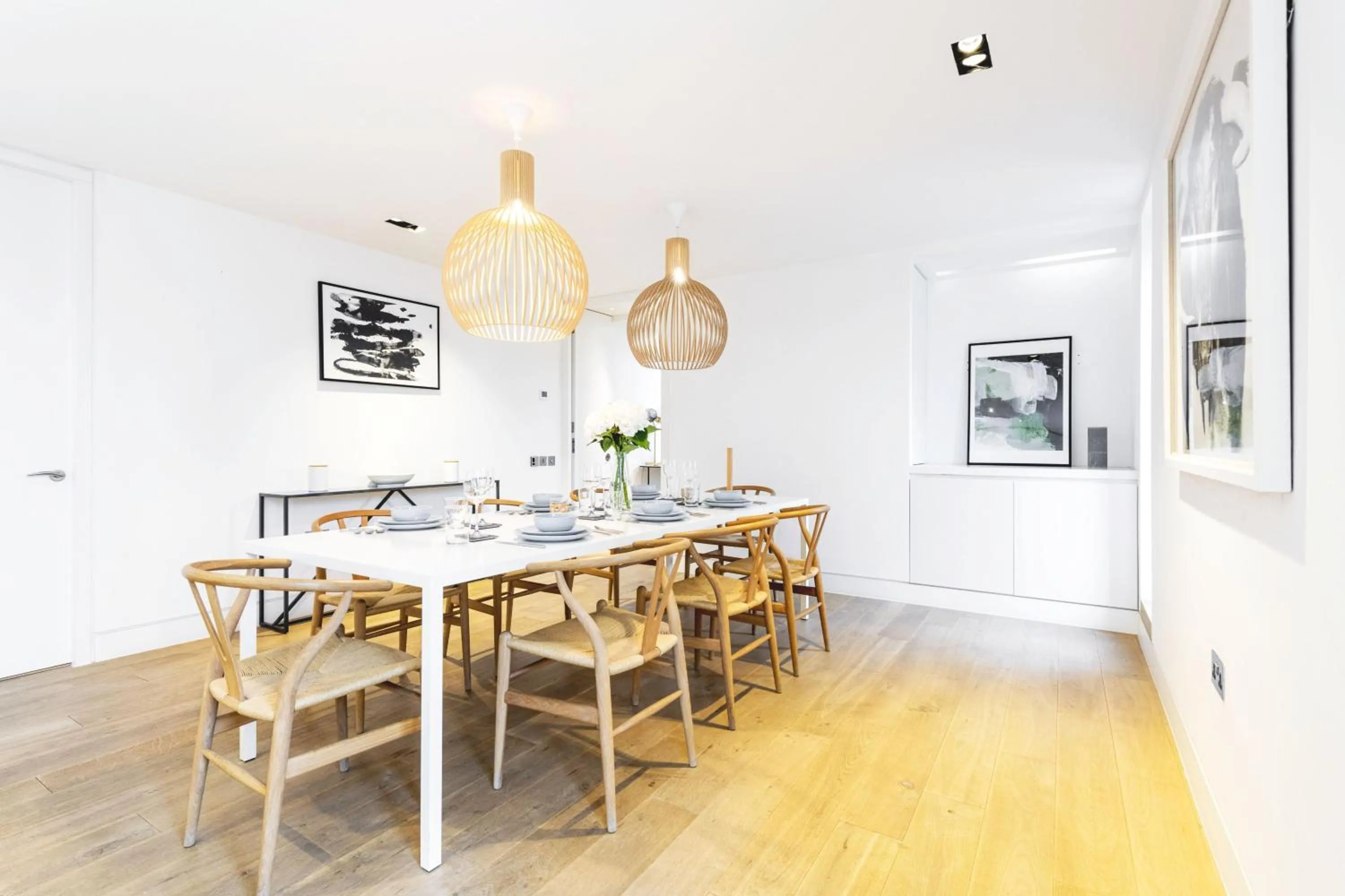 Seating area in Accomodo London Waterloo - Luxury & Spacious Triplex Penthouse on Southbank