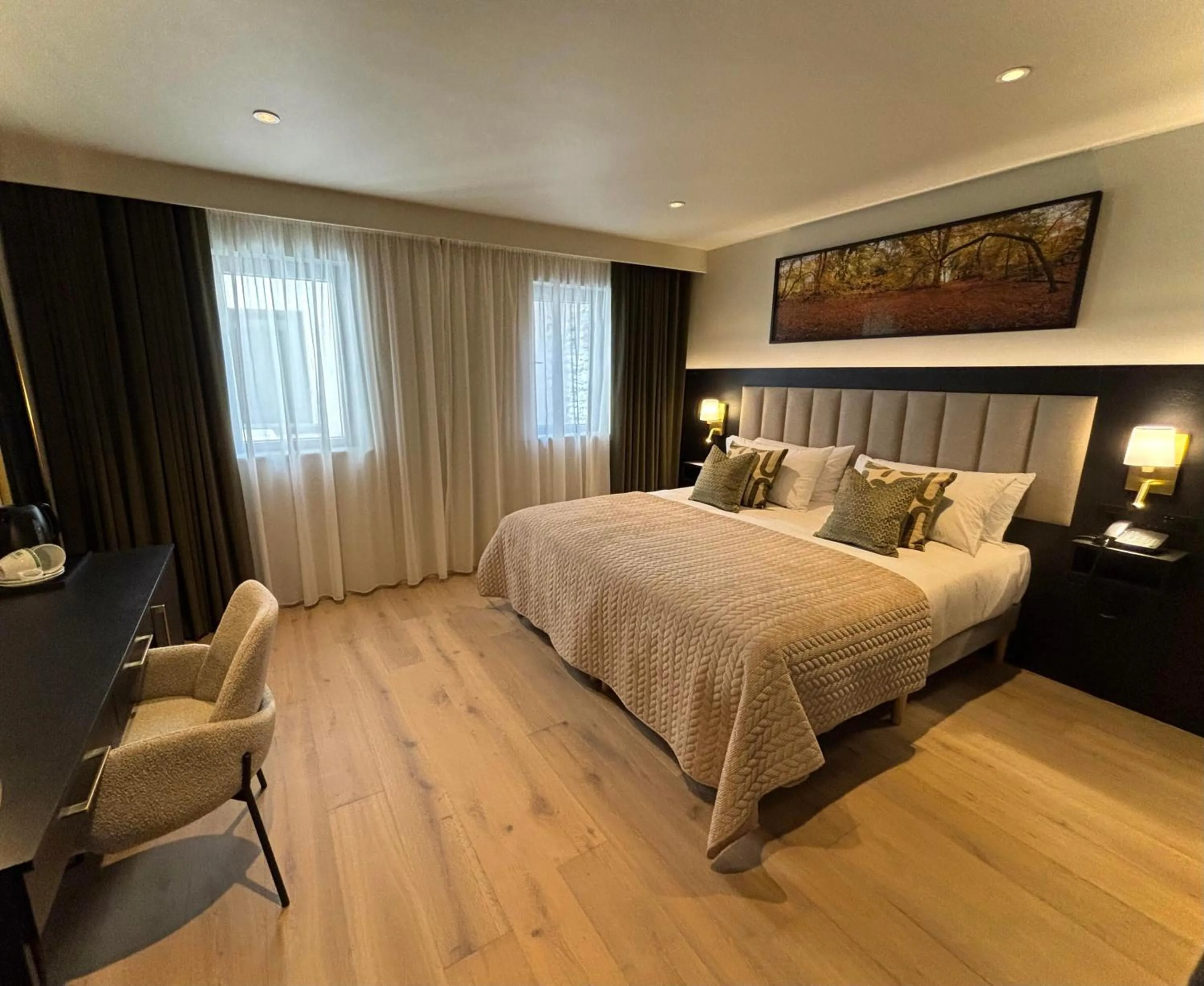 Inner courtyard view, Bed in House 15