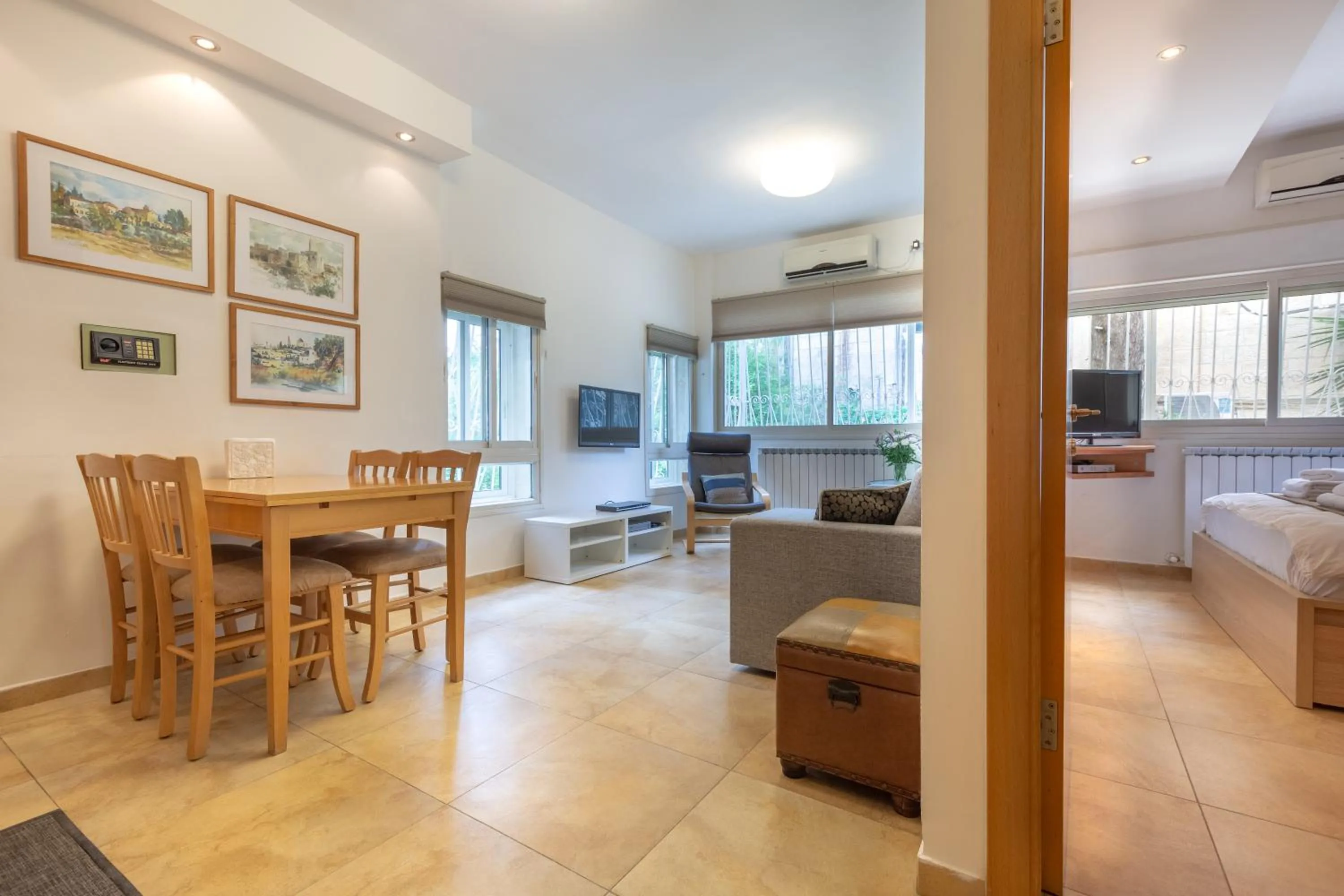 Living room in Colony Suites- Hananya St.