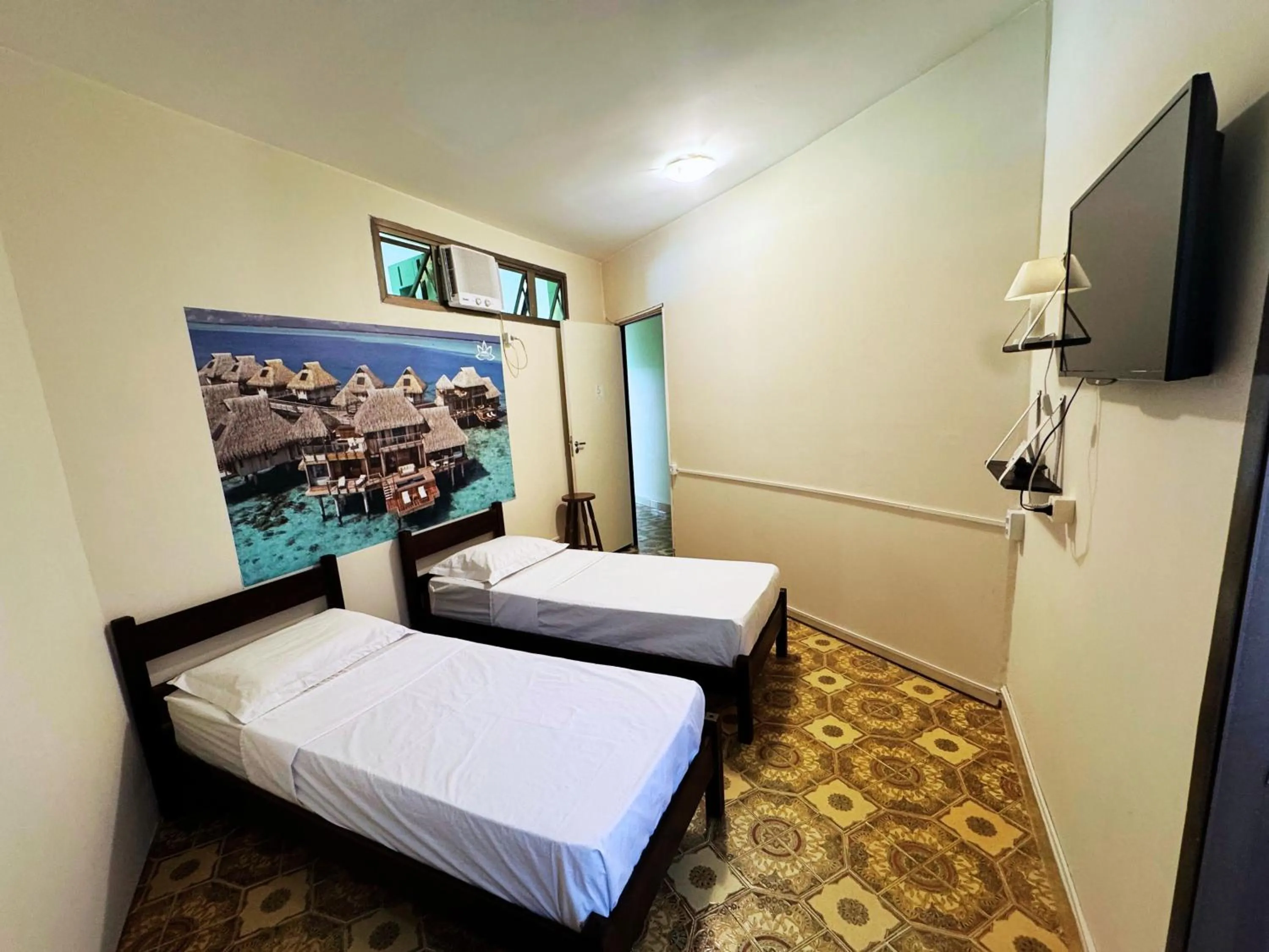 Bedroom, Bed in Tombo Beach Yoga Bem-estar