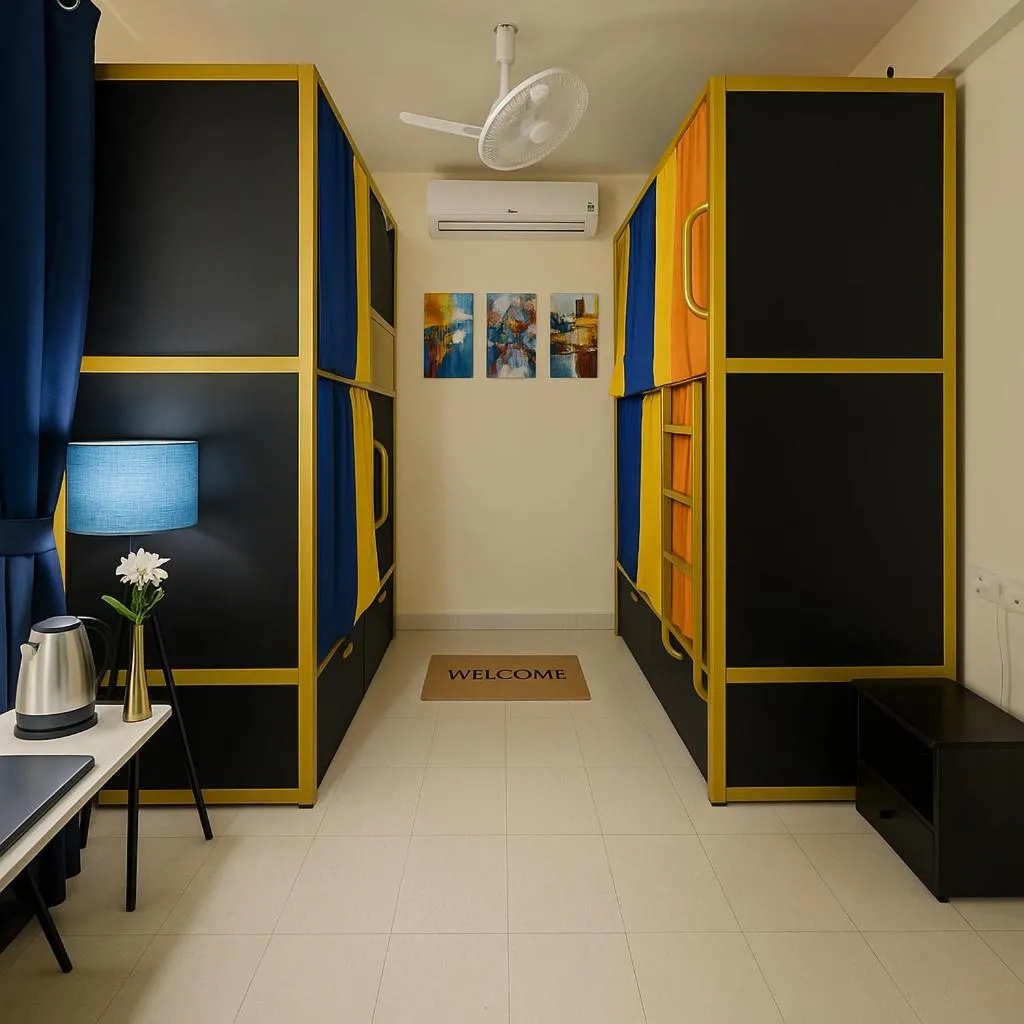 Photo of the whole room in HosteLife Brookfield By De Royale Hotels