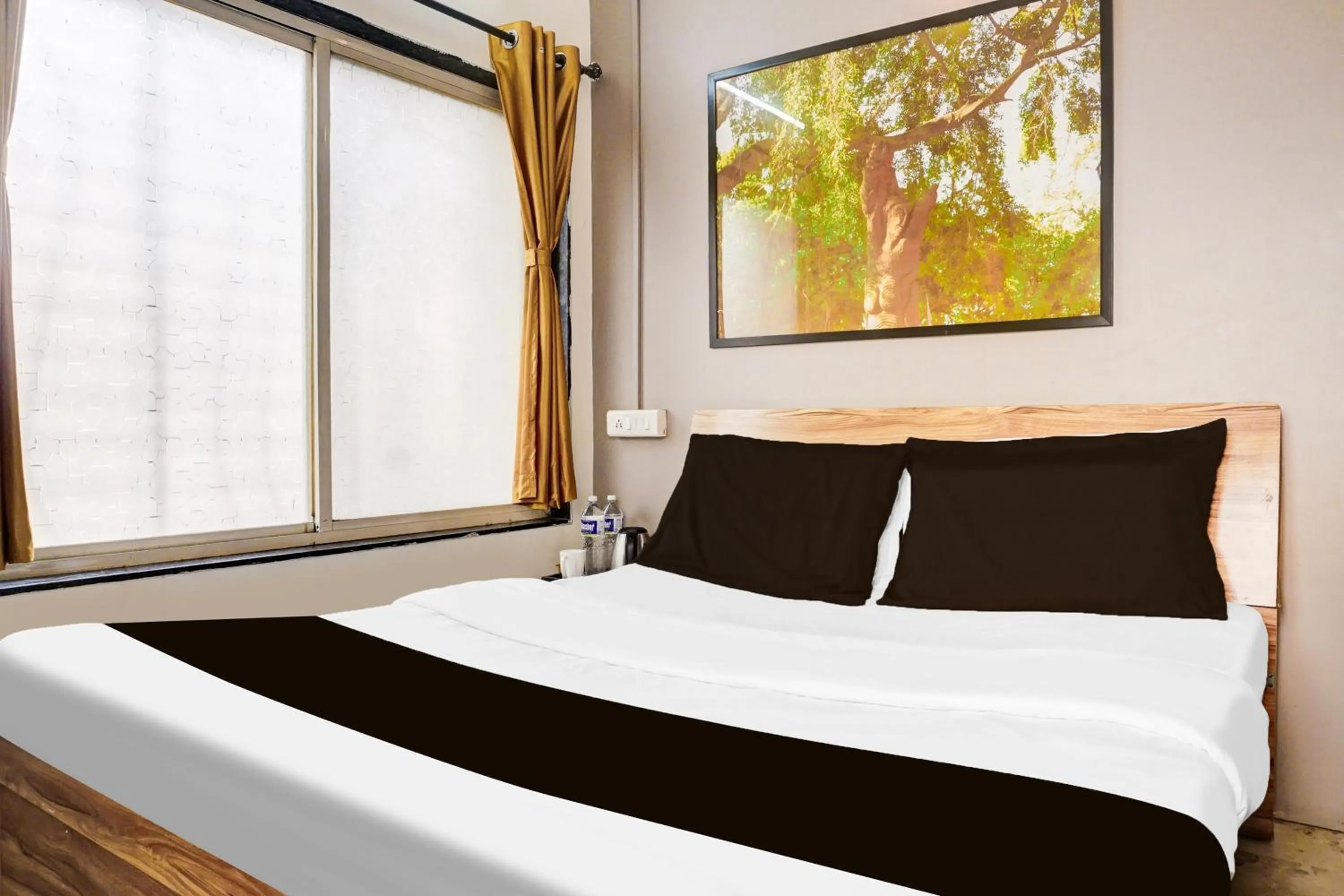 Bedroom in Hotel O Elite Studio