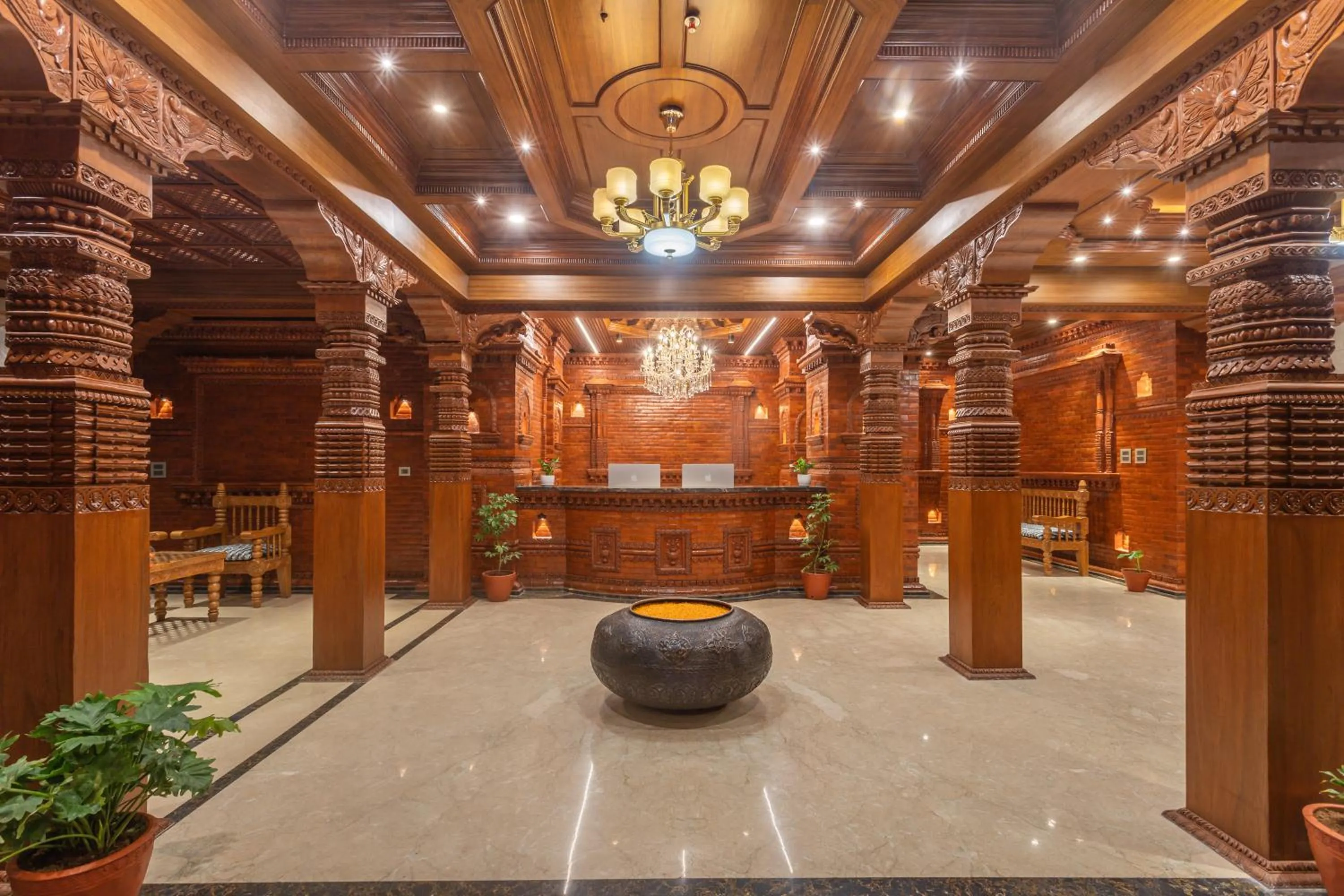 Lobby or reception in Aarya Hotel and Spa - Eternal Heritage