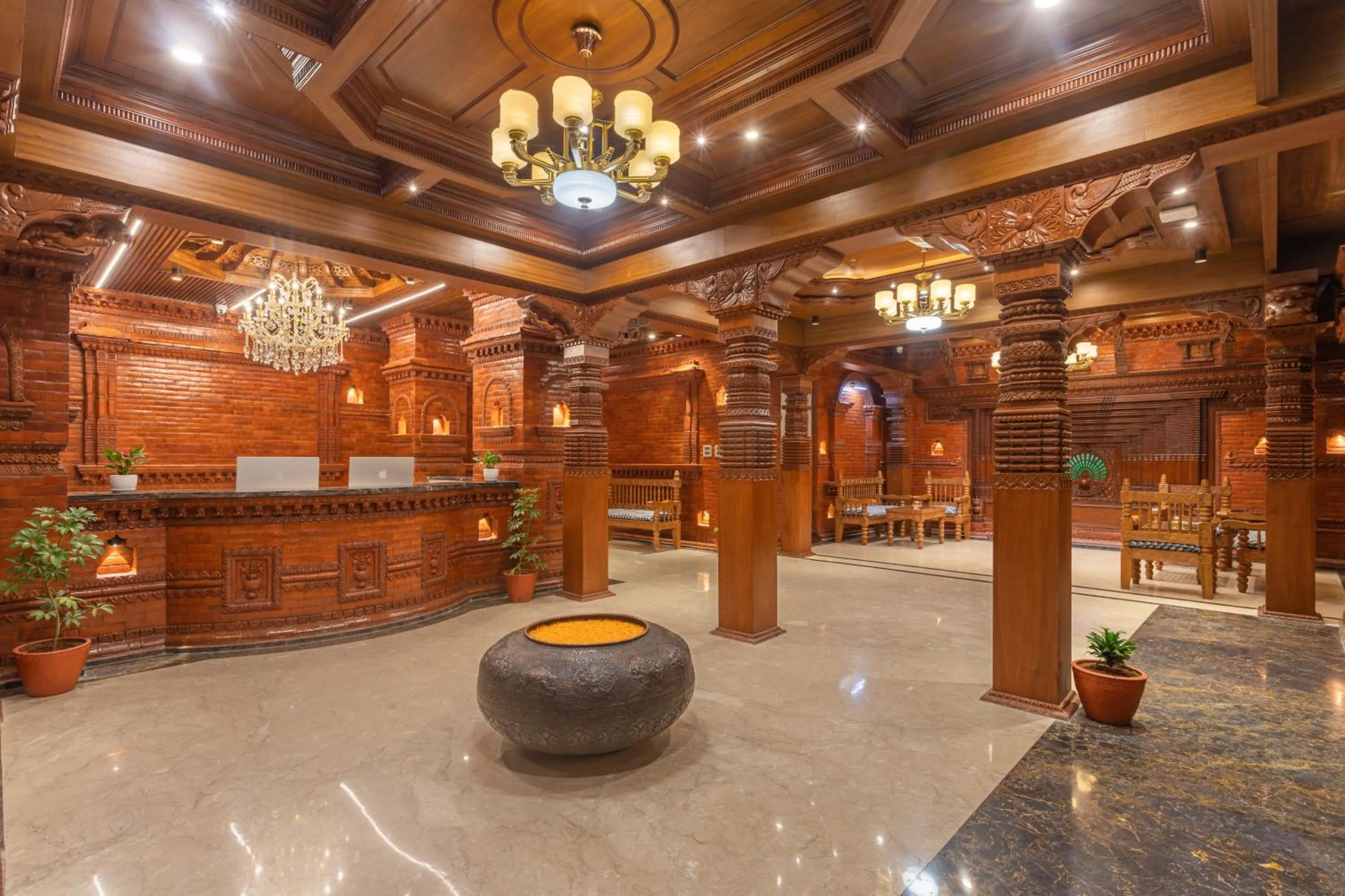 Lobby or reception in Aarya Hotel and Spa - Eternal Heritage