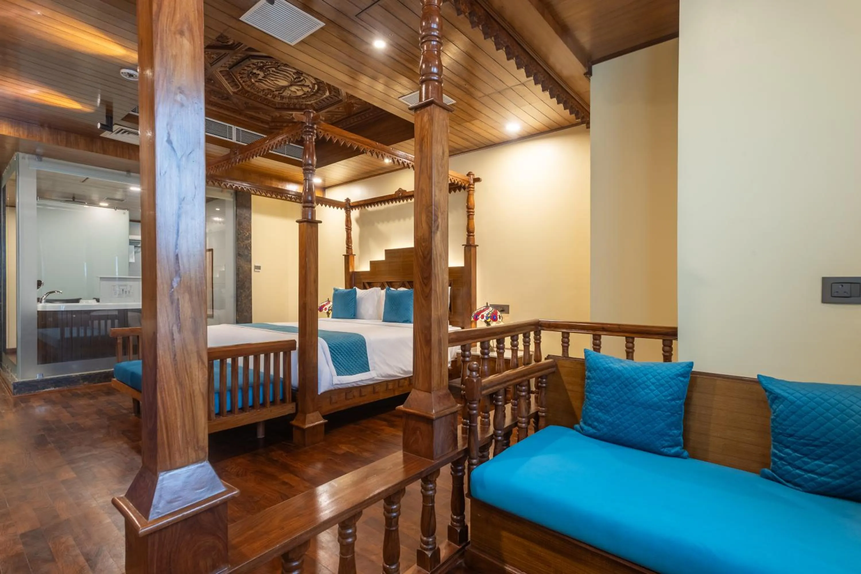 Bed in Aarya Hotel and Spa - Eternal Heritage