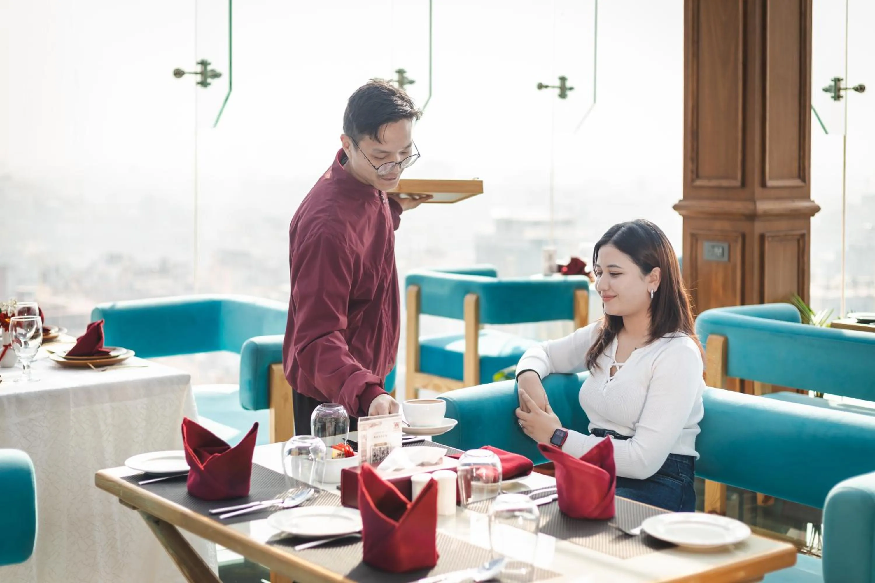 Restaurant/places to eat in Aarya Hotel and Spa - Eternal Heritage