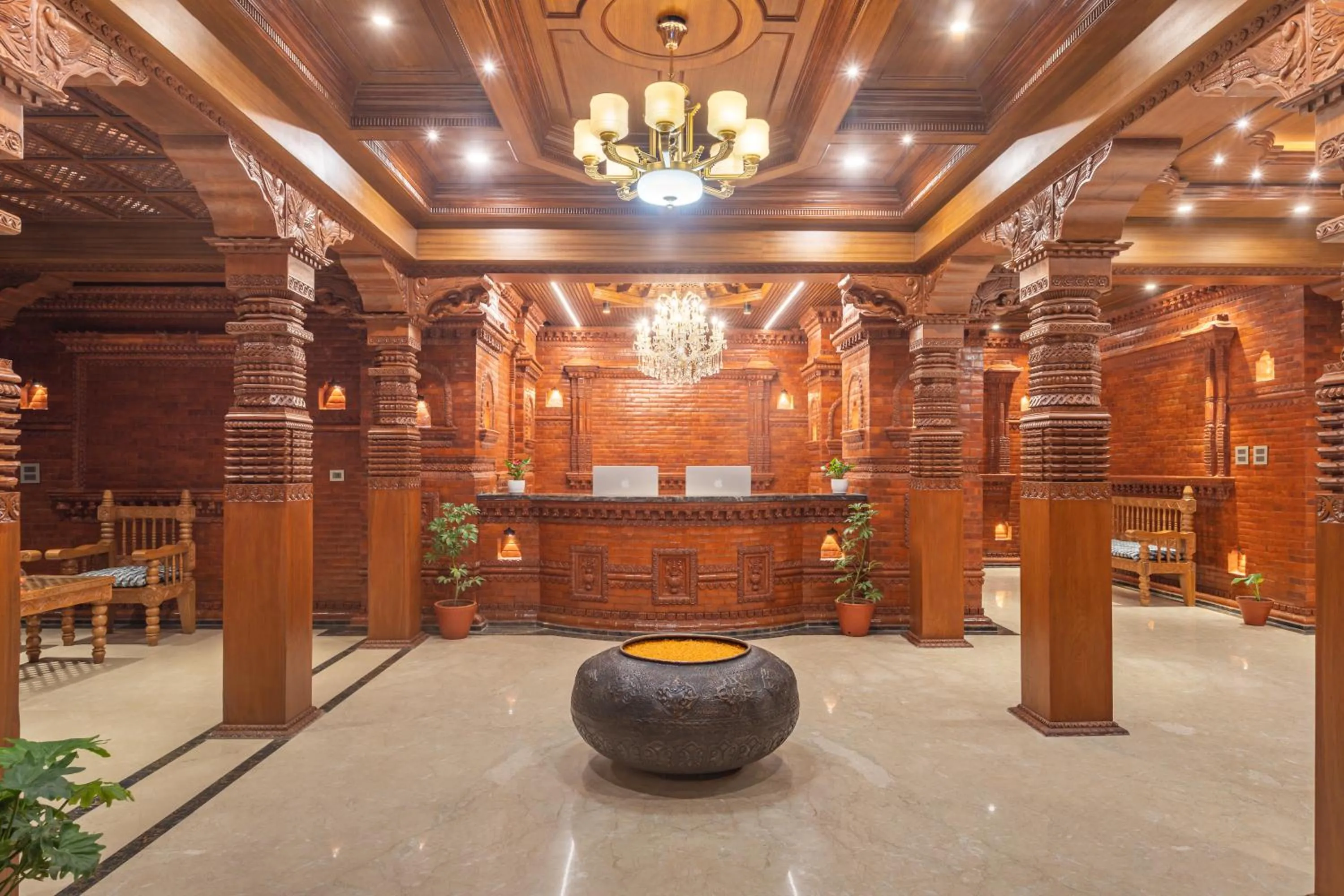 Lobby or reception in Aarya Hotel and Spa - Eternal Heritage