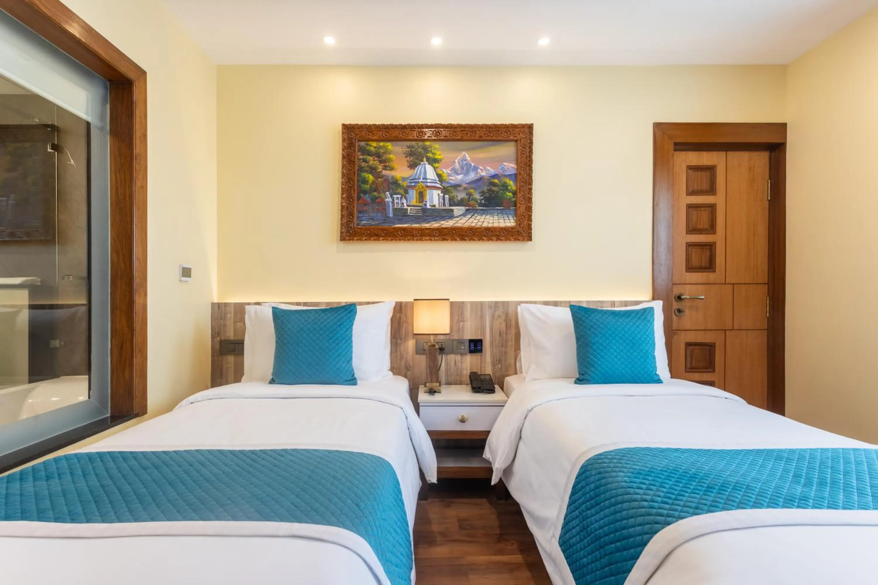Bed in Aarya Hotel and Spa - Eternal Heritage