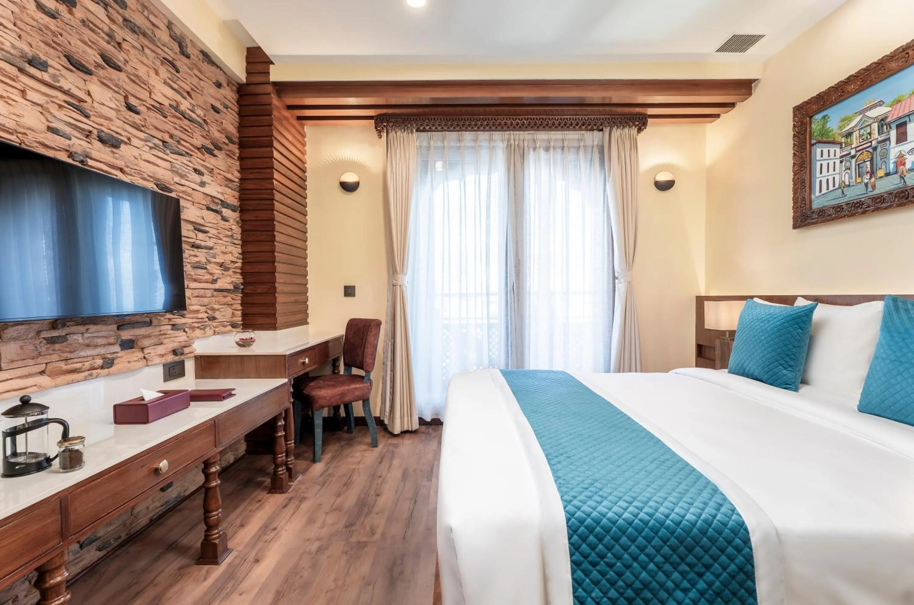 Bedroom, Bed in Aarya Hotel and Spa - Eternal Heritage