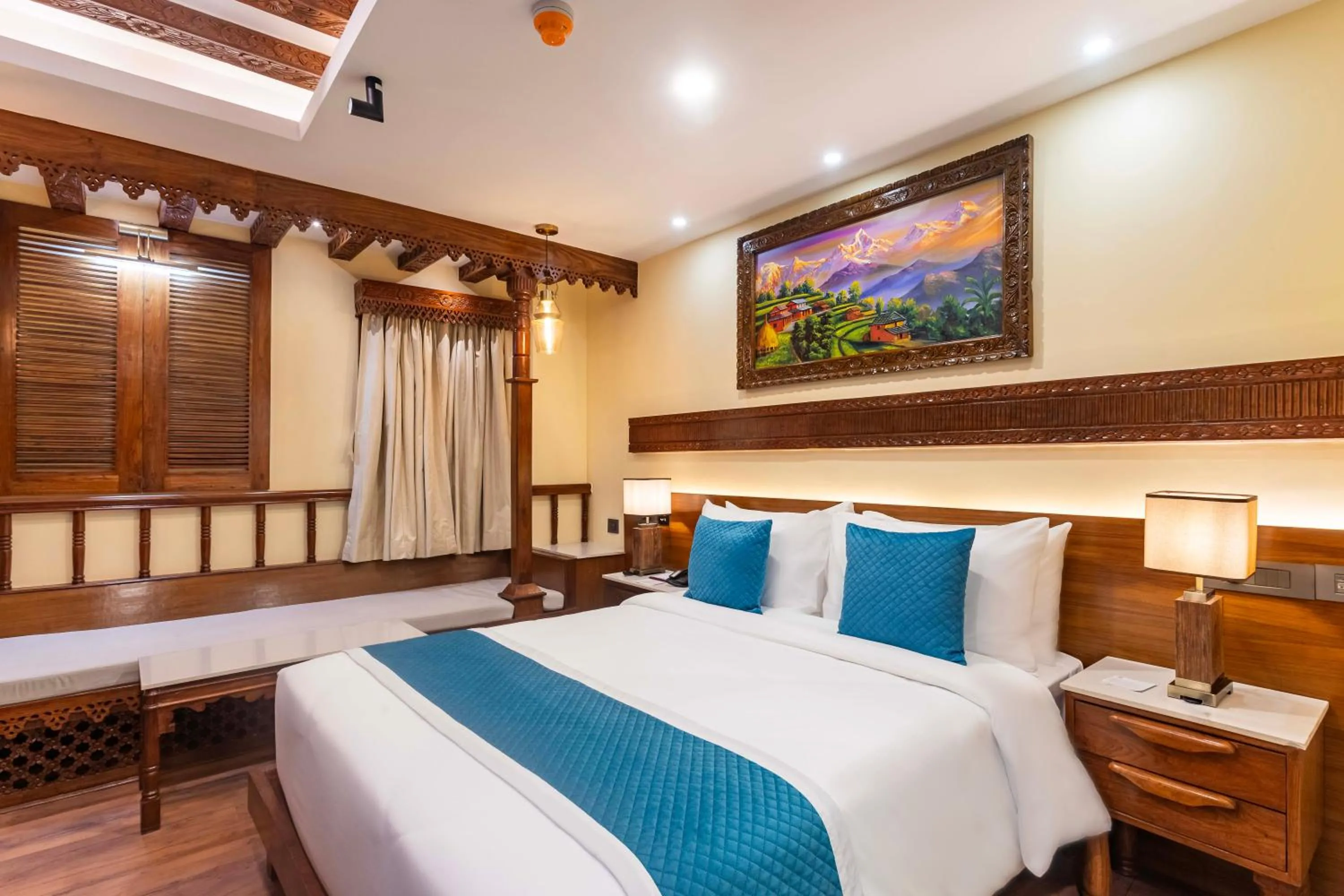Bedroom, Bed in Aarya Hotel and Spa - Eternal Heritage