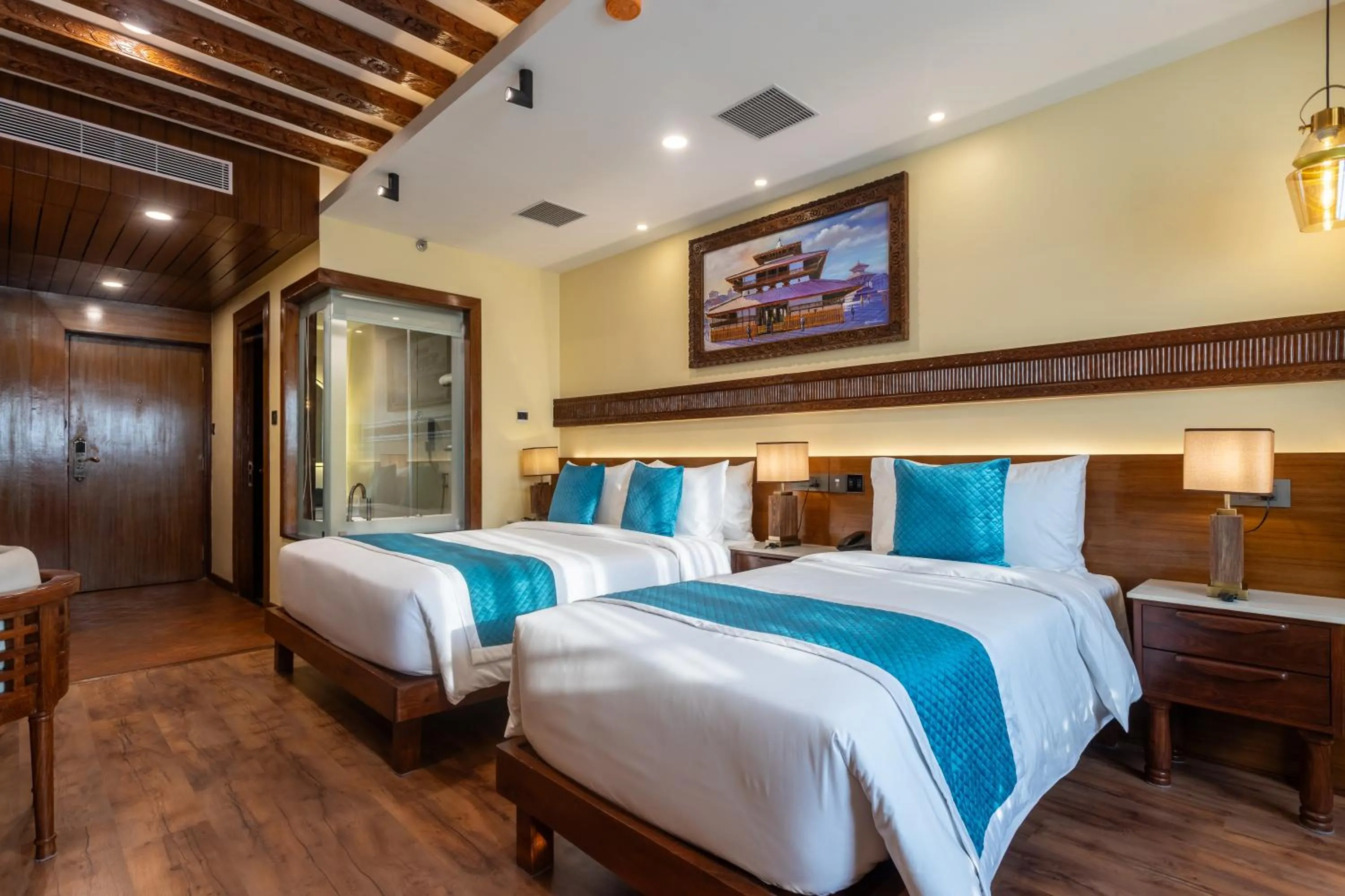 Bed in Aarya Hotel and Spa - Eternal Heritage