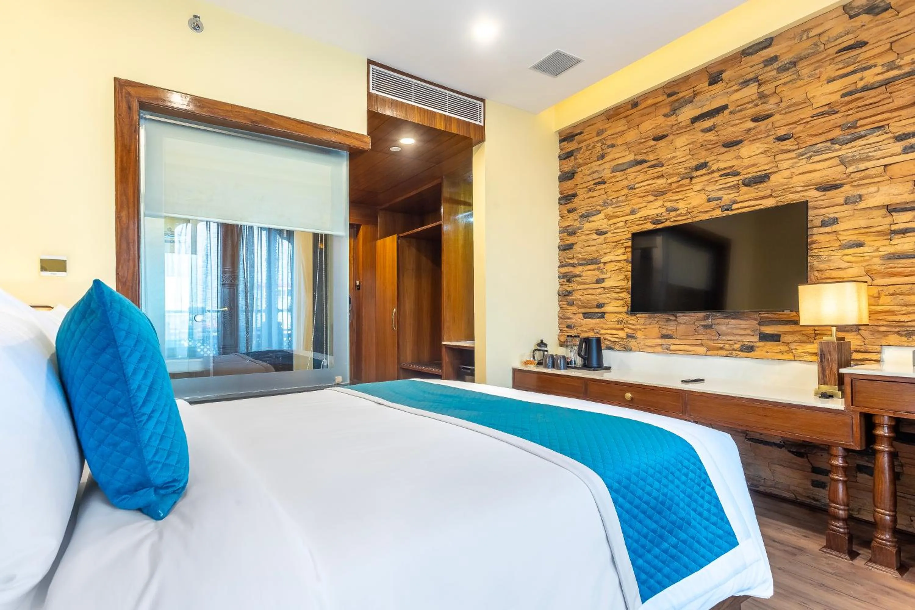 Bed in Aarya Hotel and Spa - Eternal Heritage