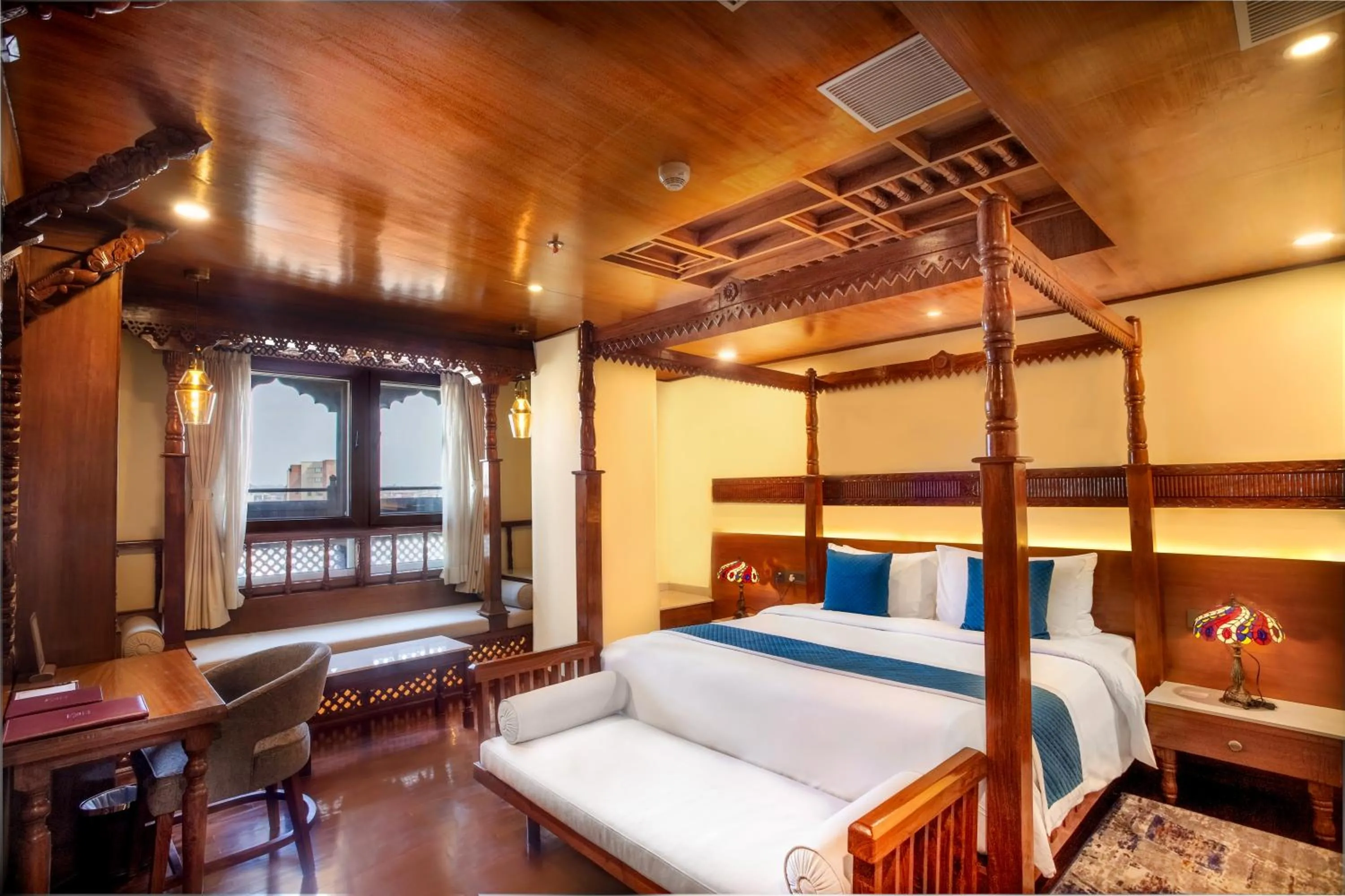 Bedroom, Bed in Aarya Hotel and Spa - Eternal Heritage